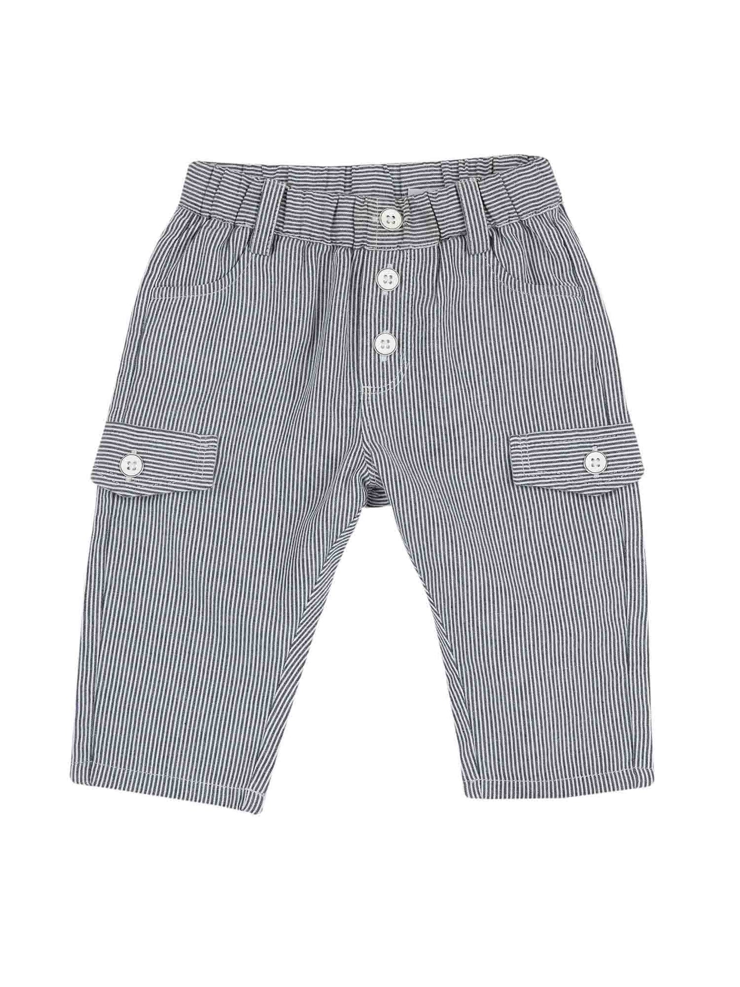CHICCCO PANTALONE - BIANCO-BLU