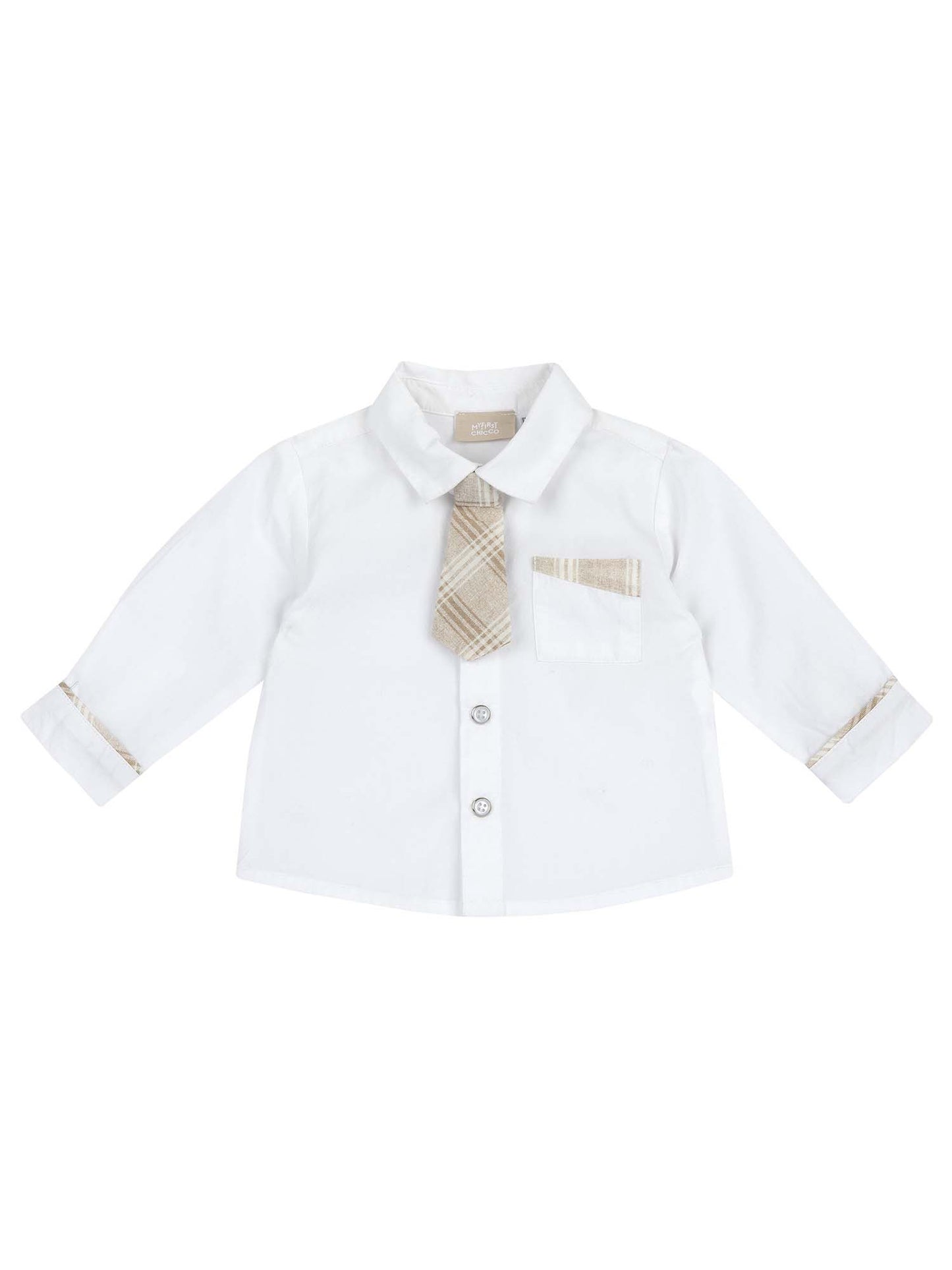 CHICCO CAMICIA ML - BIANCO