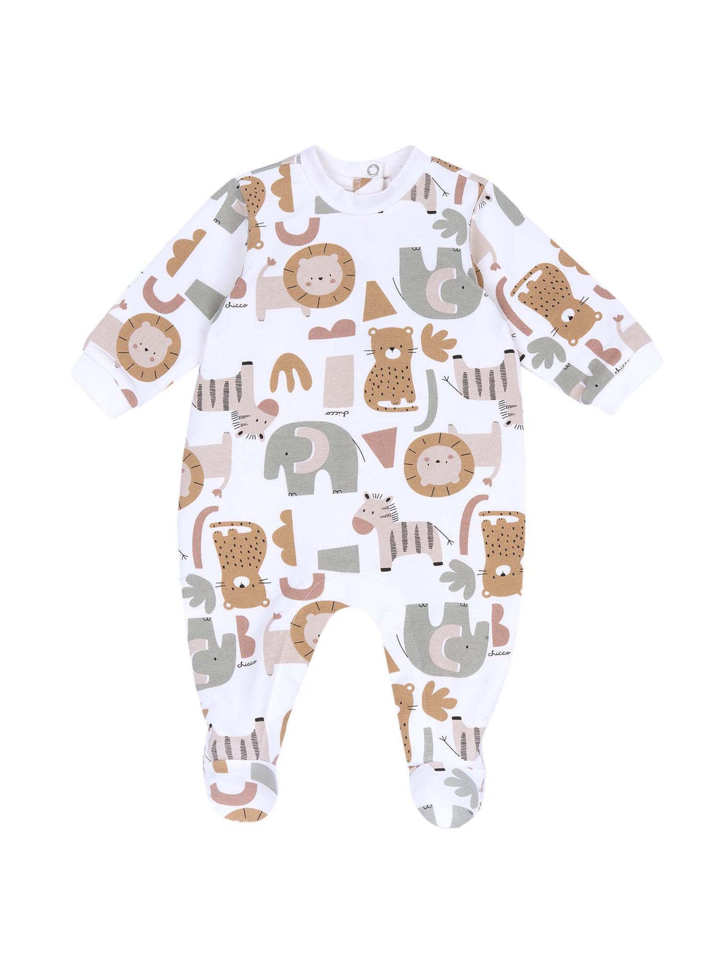 TUTINA CON APERTURA POSTERIORE CHICCO UNISEX BIANCO BEIGE