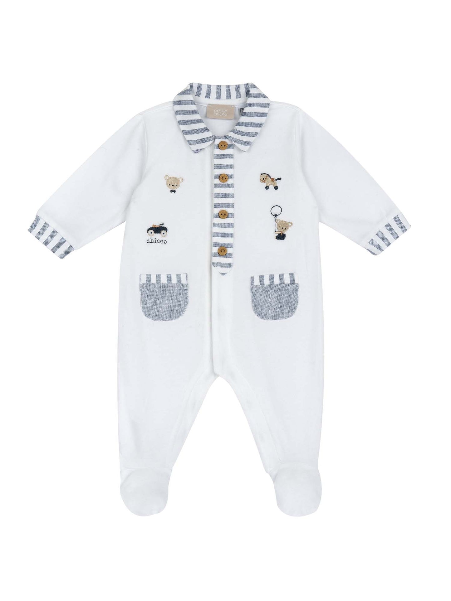 Tutina intera Chicco multicolorata per neonato da bimba/o
