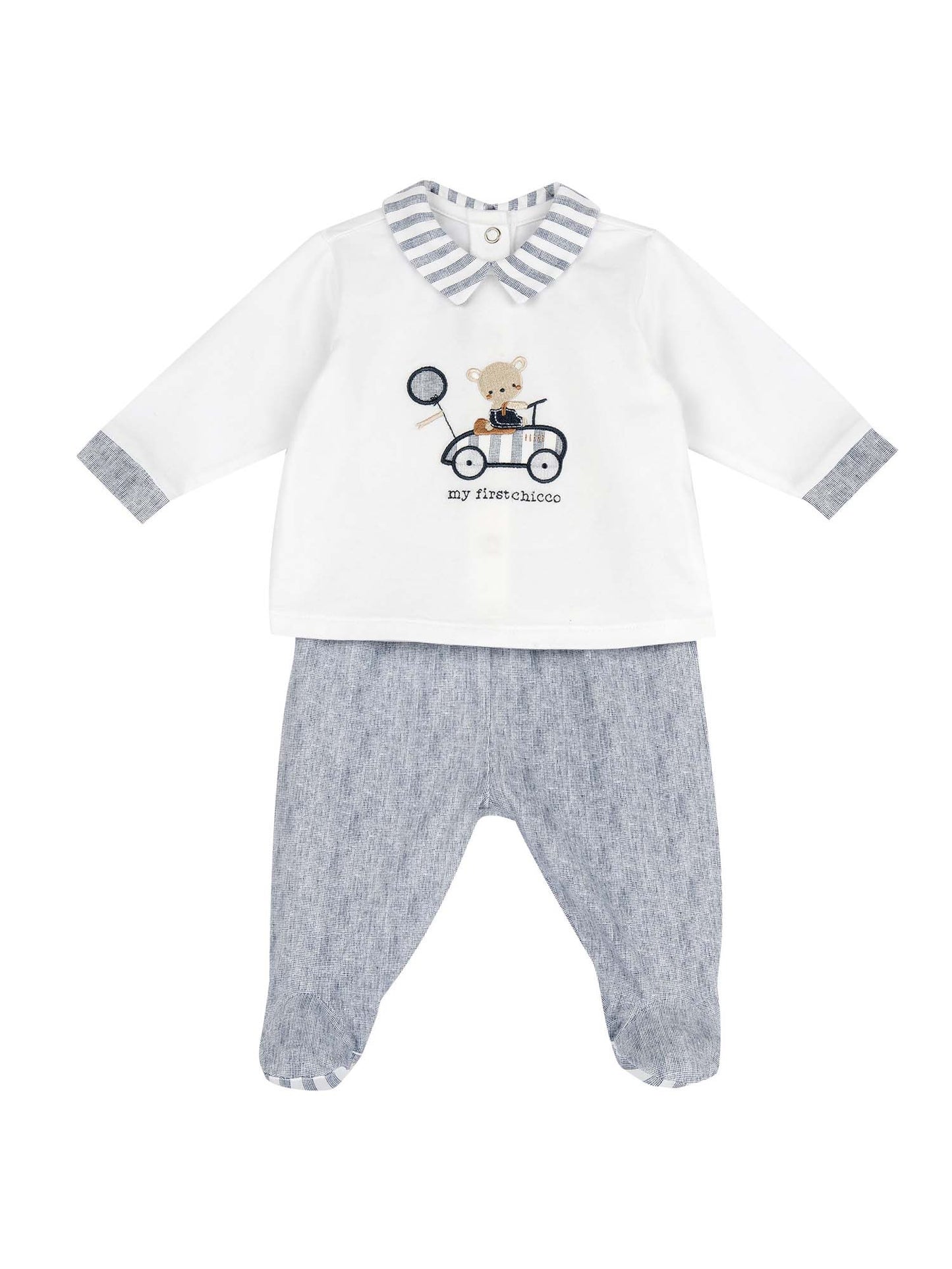 Tutina Chicco a due pezzi da bimba/o multicolore per neonati