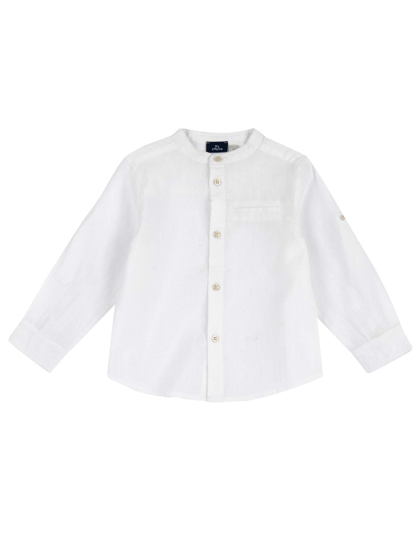 Camicia bianca da bimba/o Chicco a manica lunga