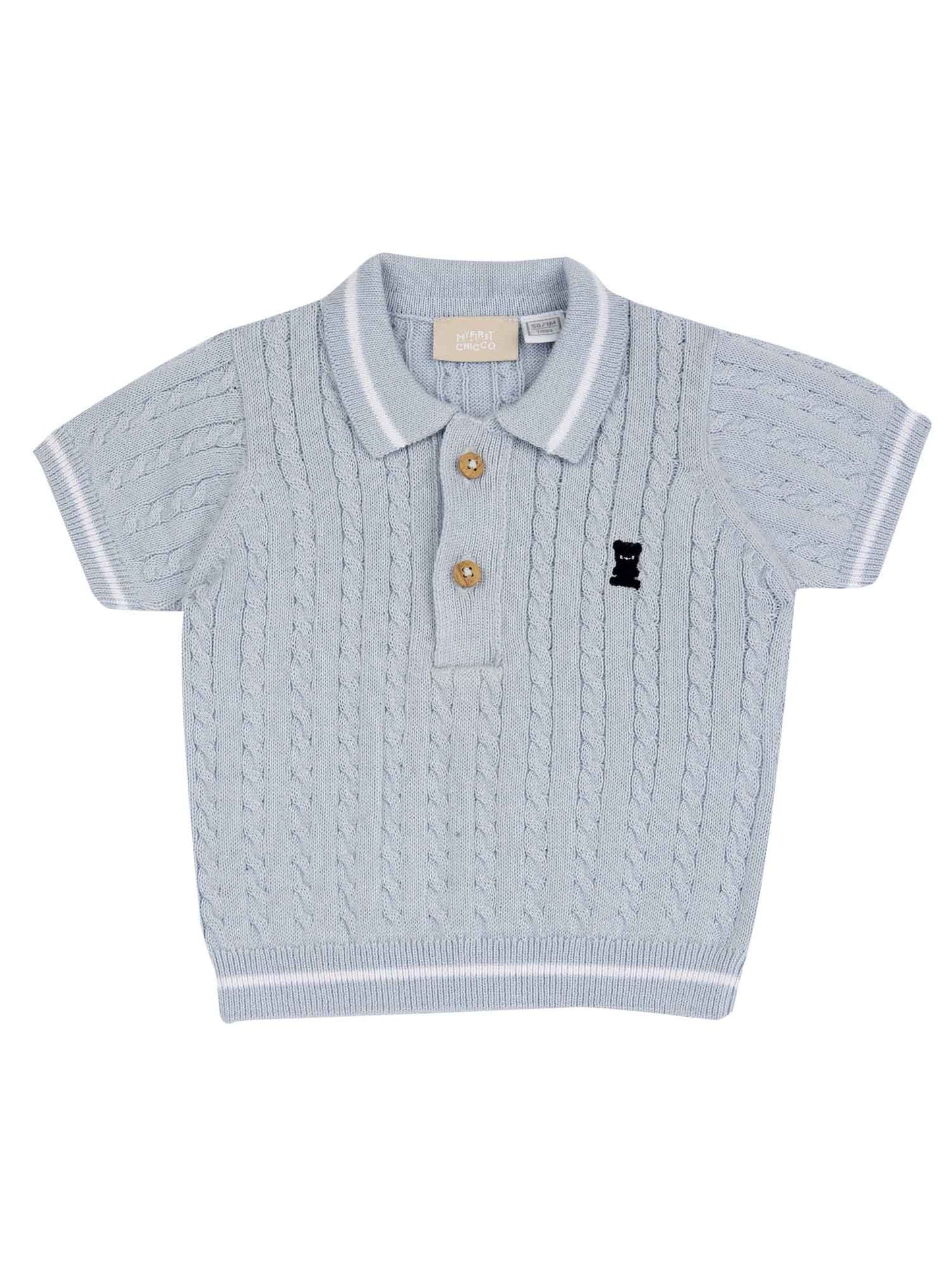 Polo maniche corte da bimba/o azzurra Chicco