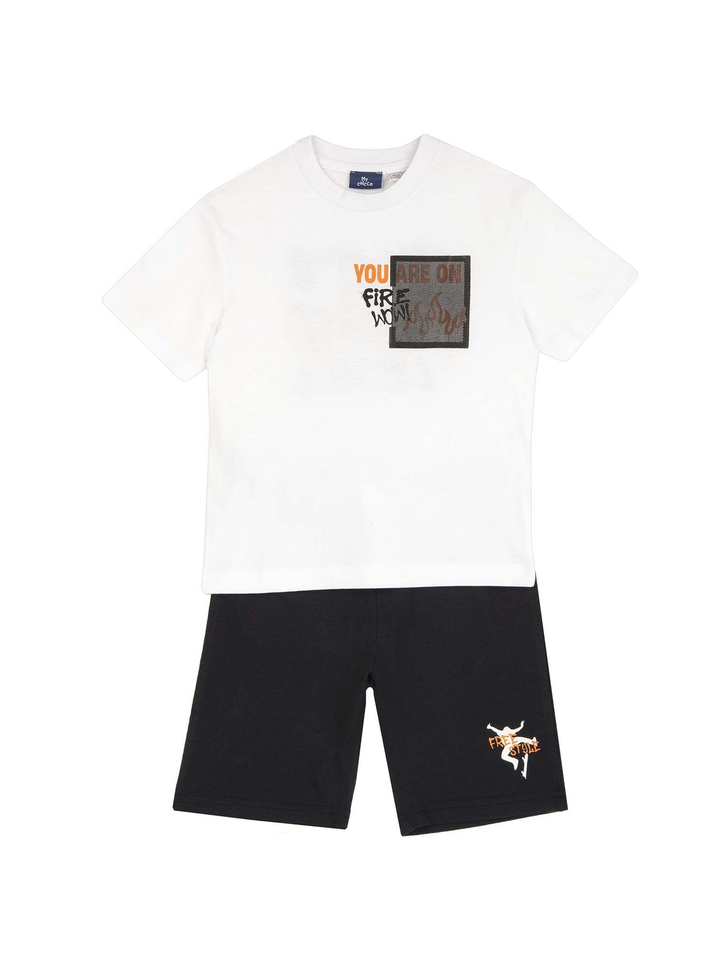 Completo Chicco da bimba/o multicolore per la primavera-estate
