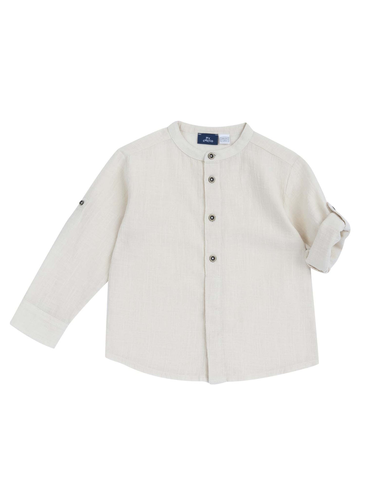Camicia manica lunga Chicco beige per da bimba/o
