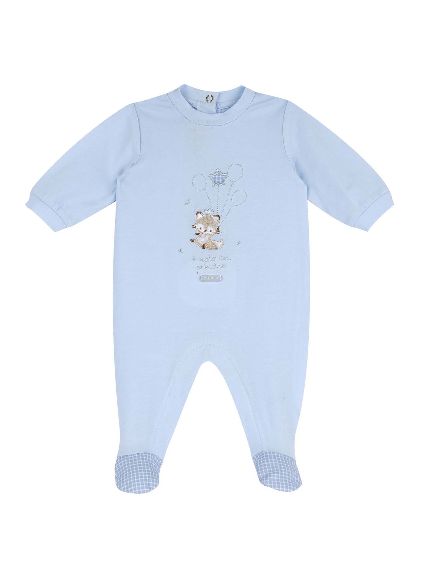 Tutina intera Chicco azzurra per neonati da bimba/o