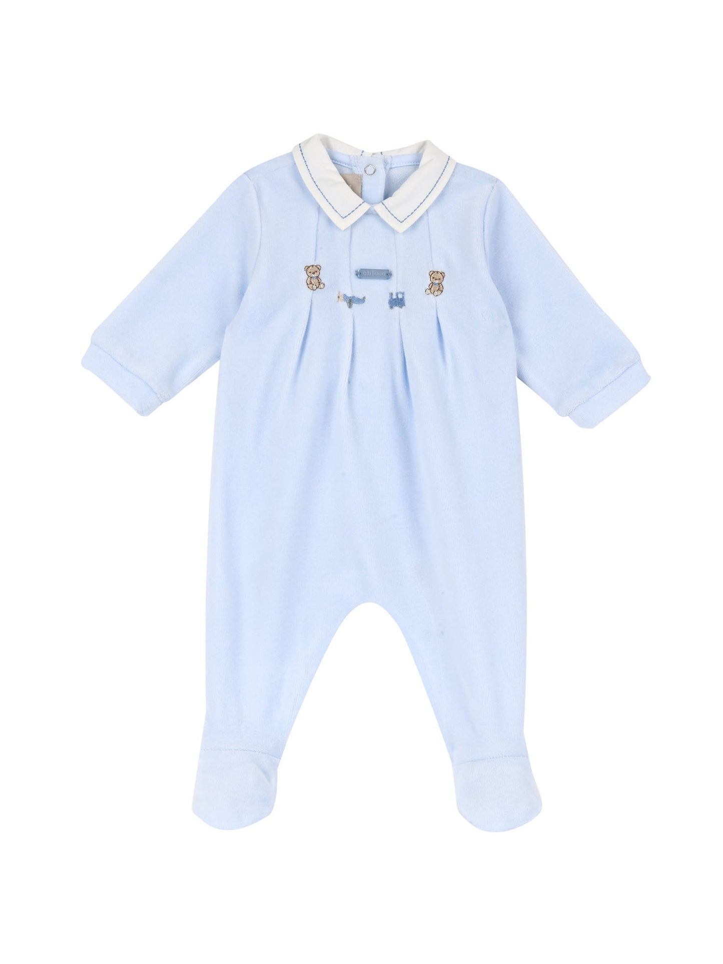 Chicco 09102498 021, tutina da unisex bambino azzurra