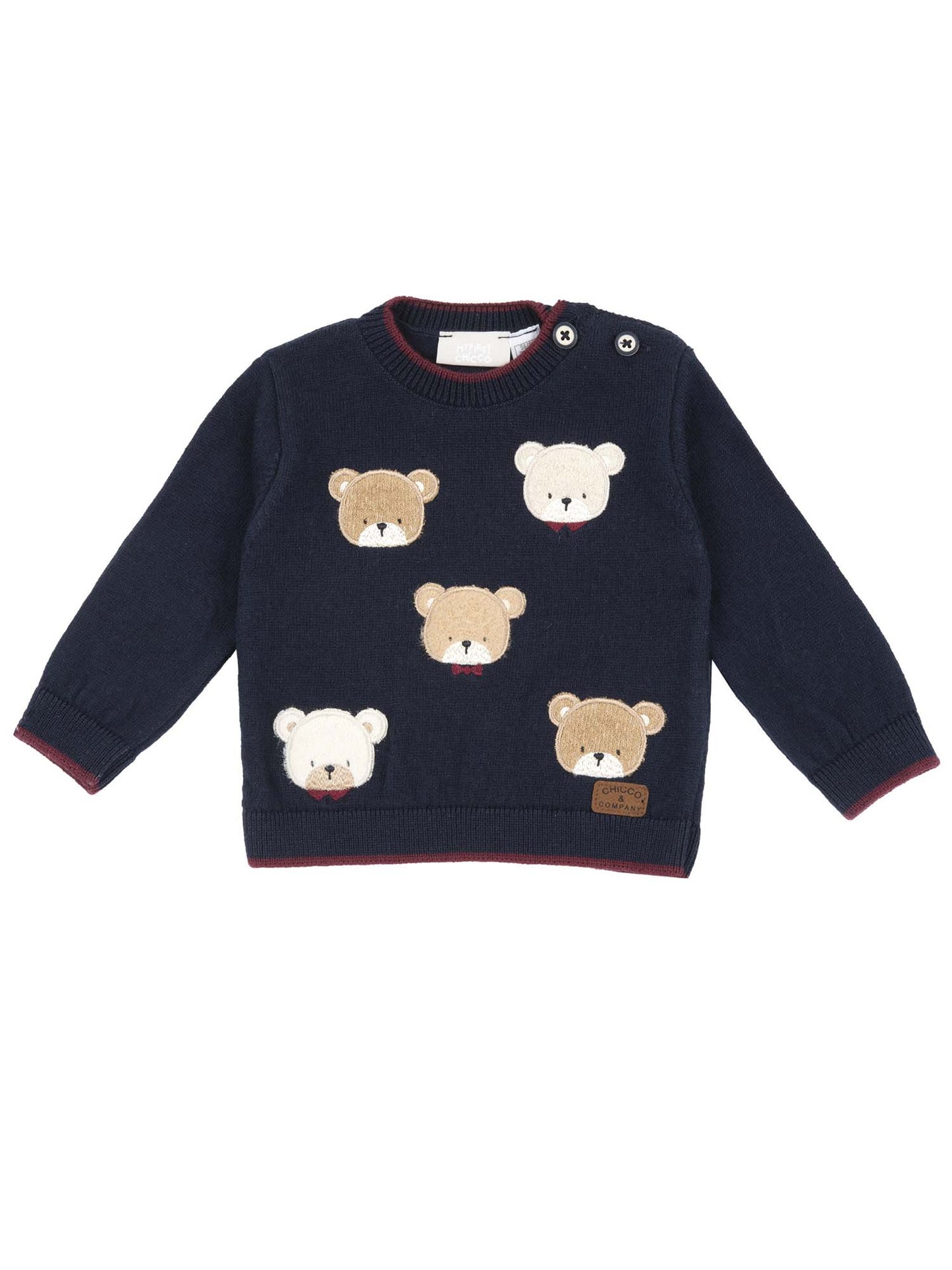 Chicco 09102824 088, maglia da unisex bambino blu