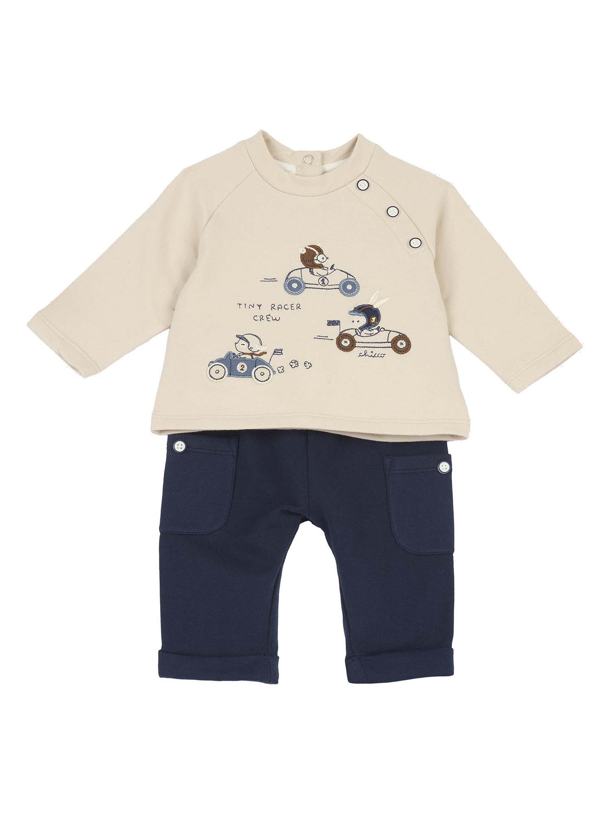 Chicco 09102874 085, completo unisex bambino beige