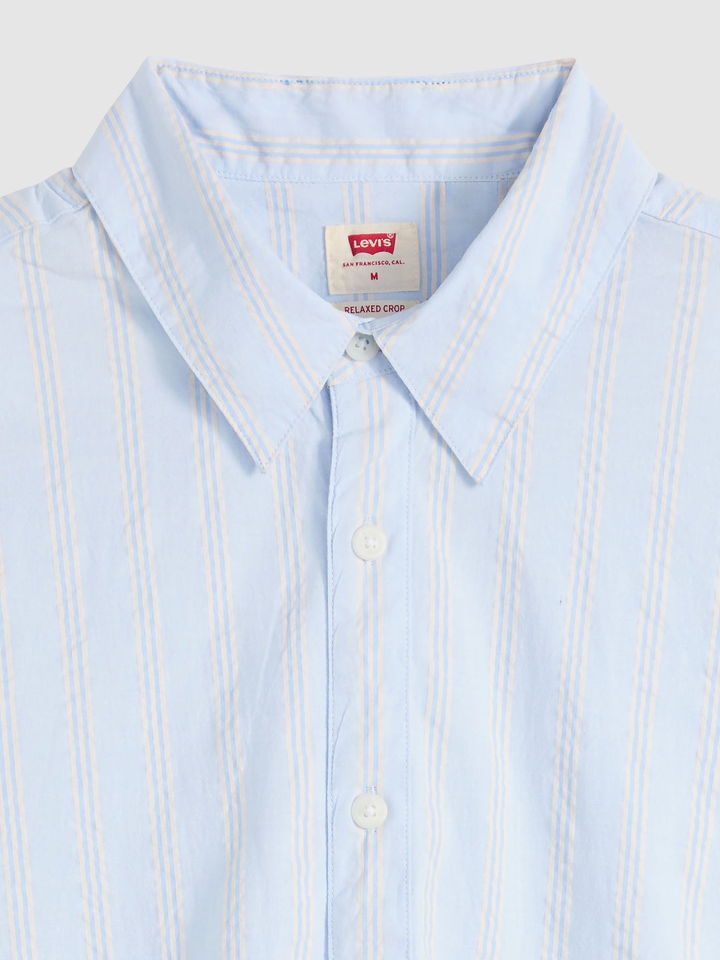 Levi's Camicia Lama Boxy a maniche corte uomo azzurra
