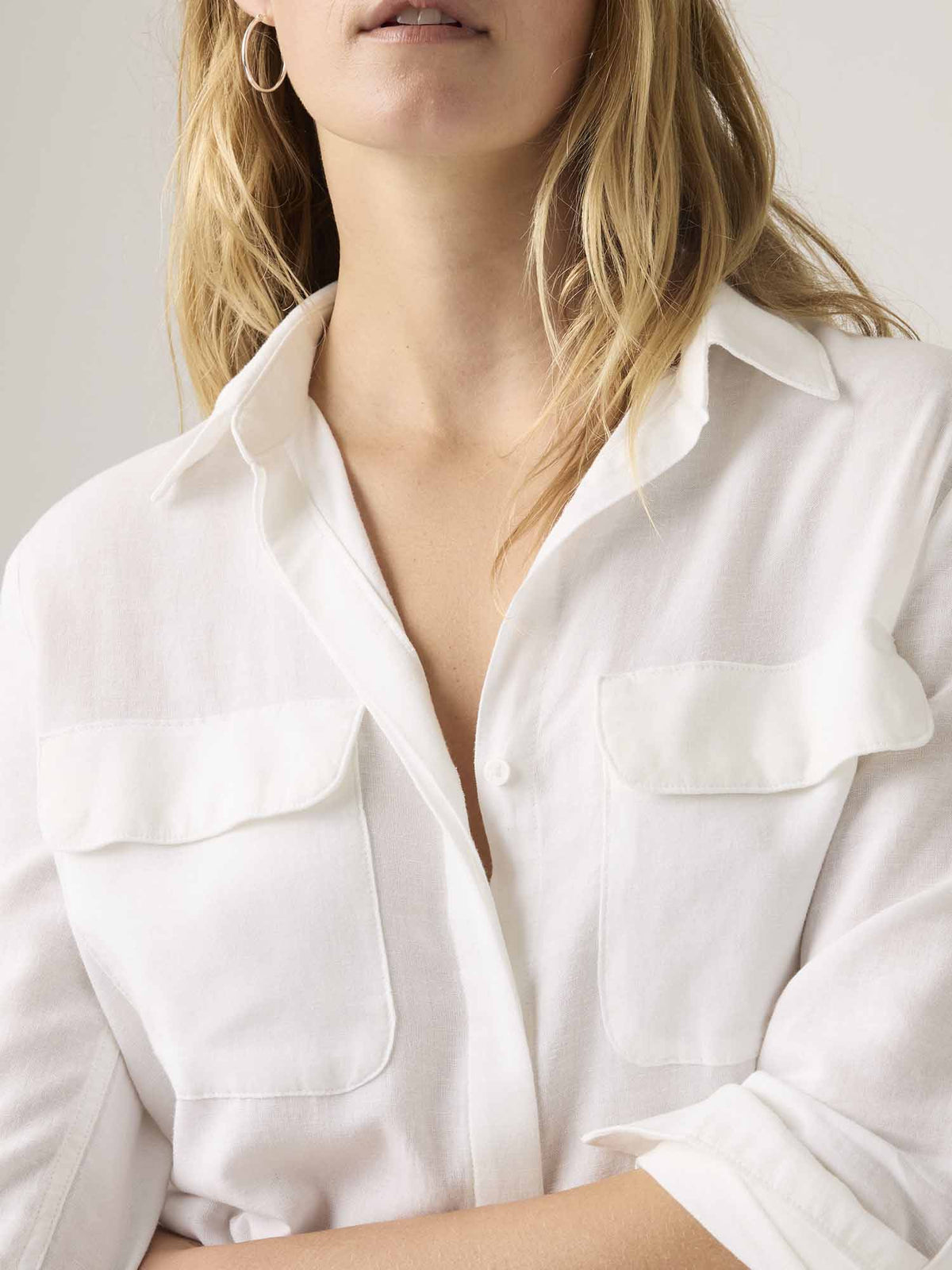 Levi's camicia ml da donna bianco