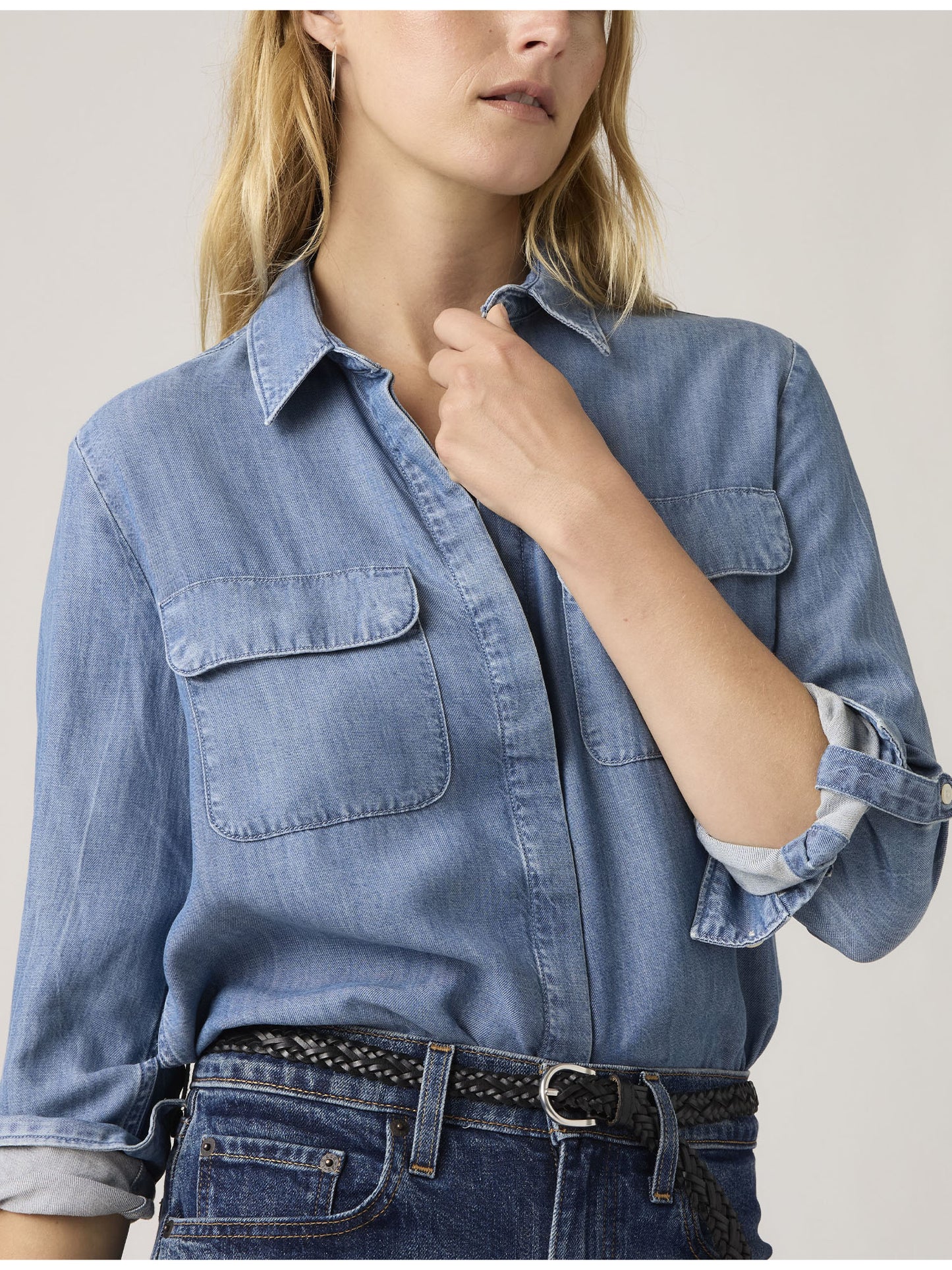 Levi's Elaine, camicia utility in denim da donna