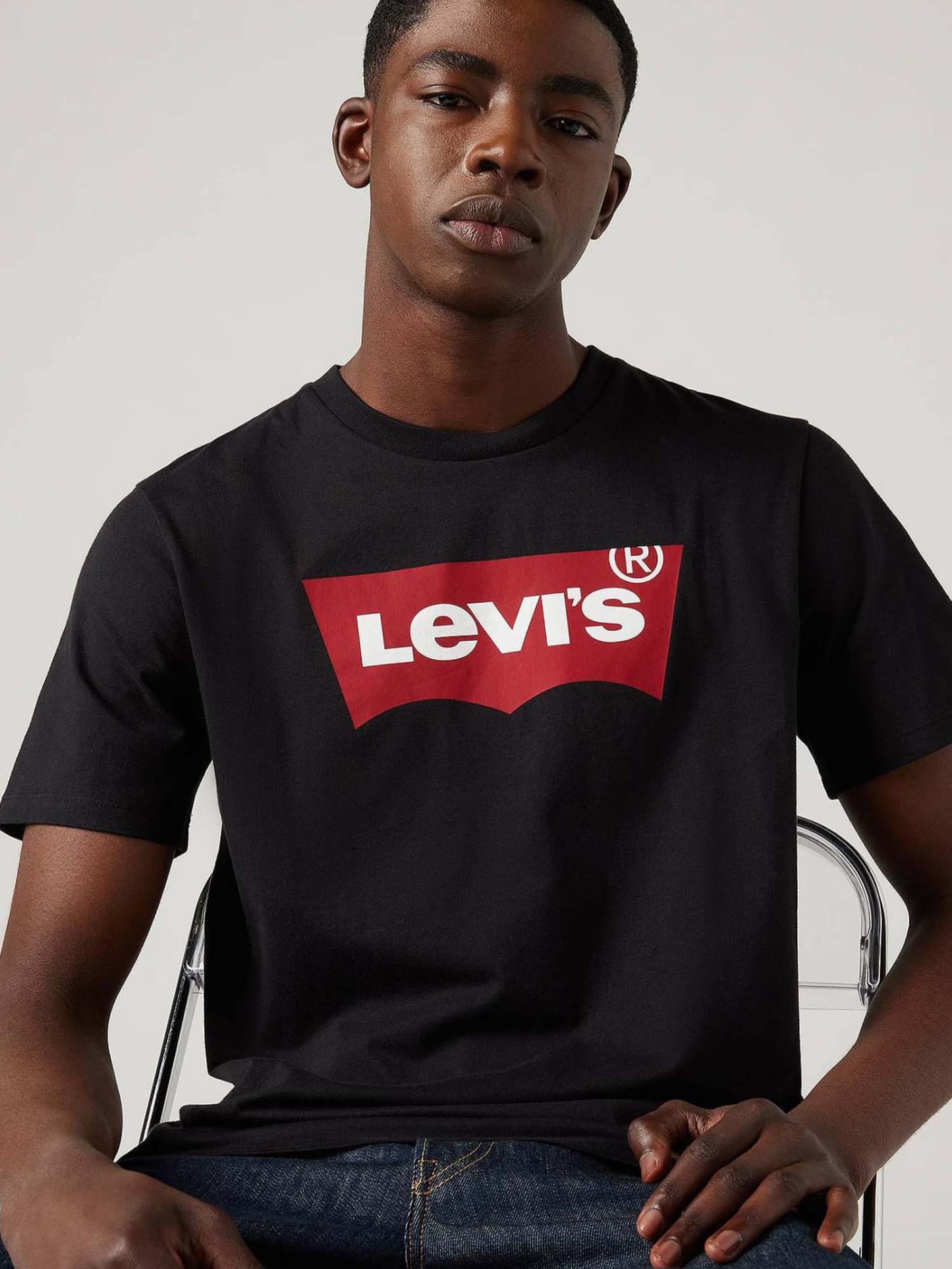 T-SHIRT HOUSEMARK LEVI'S DA RAGAZZO NERO