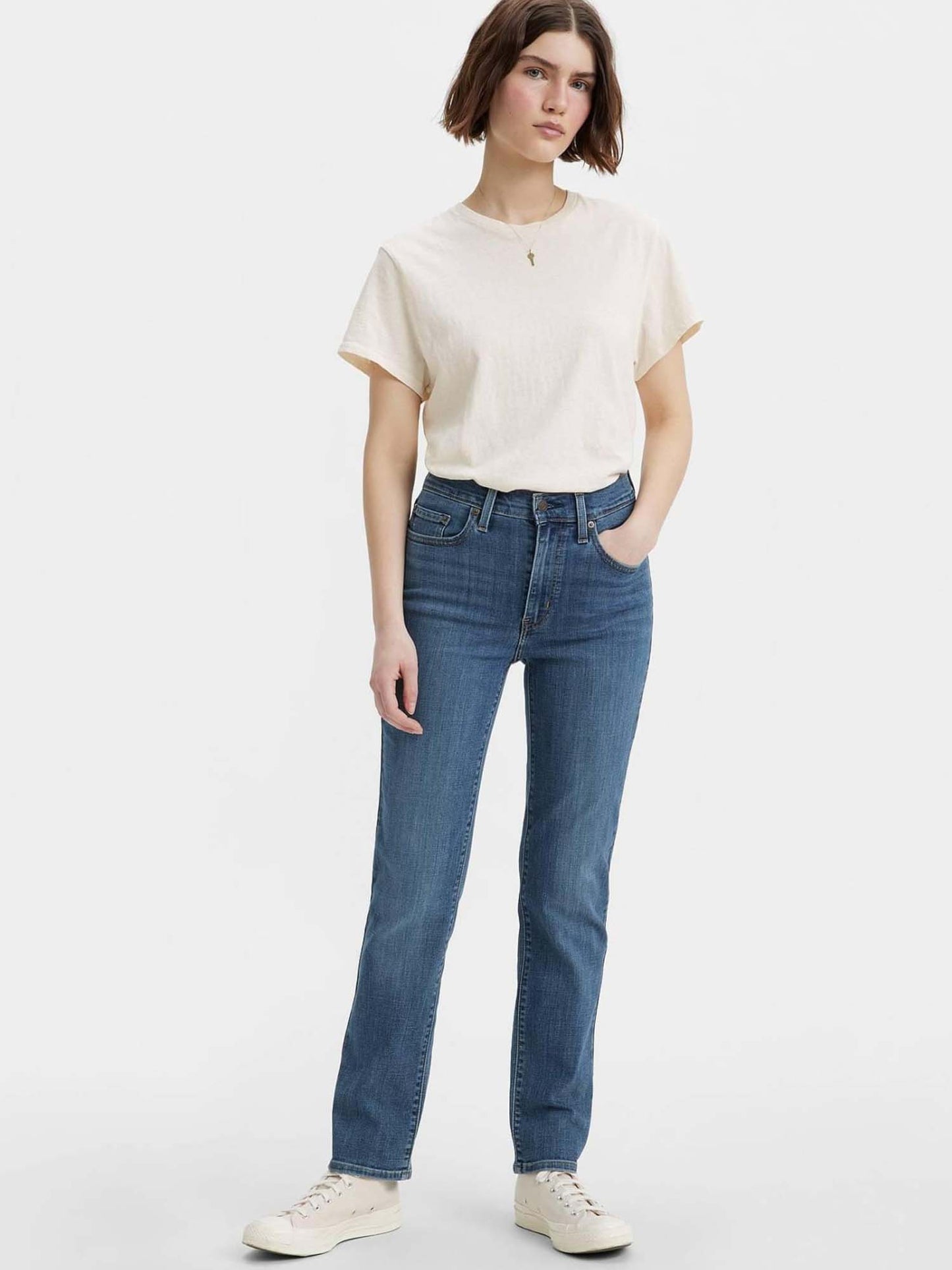 JEANS 724™ DRITTI A VITA ALTA LEVI'S DA DONNA DENIM