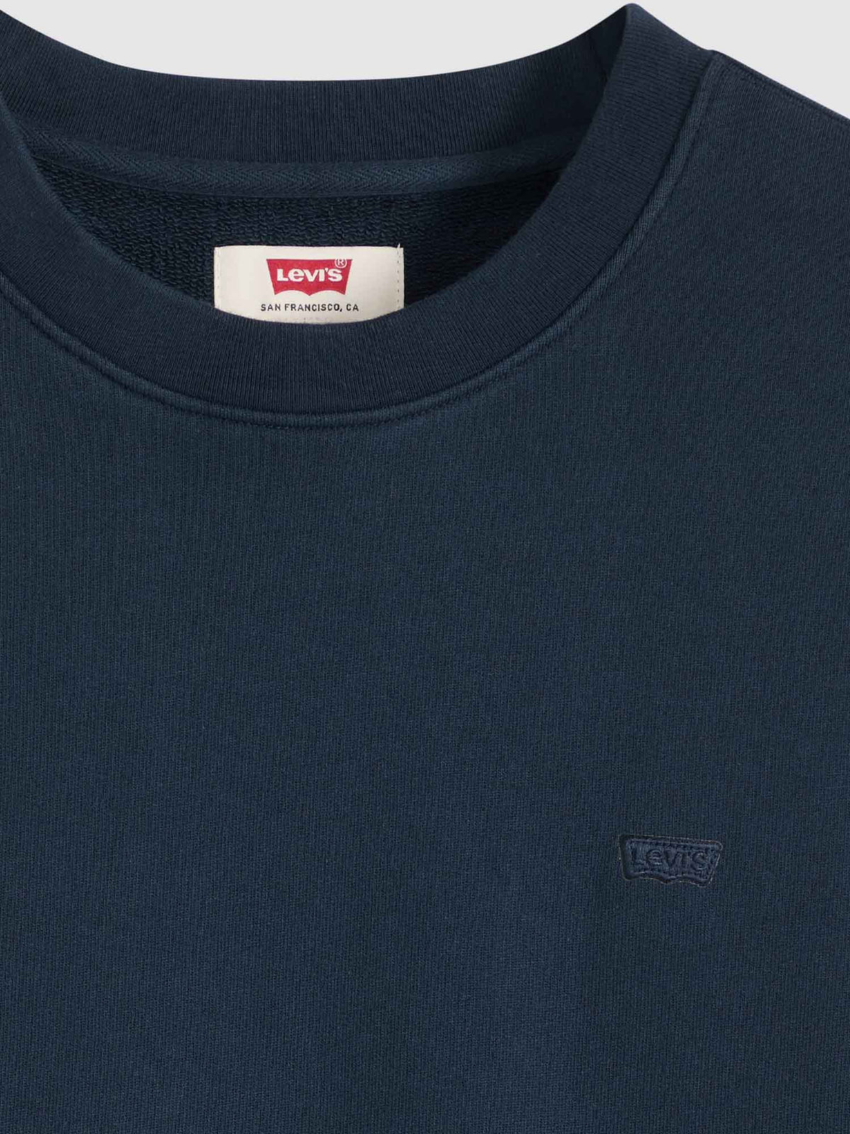 Levi's original crew felpa da uomo blu
