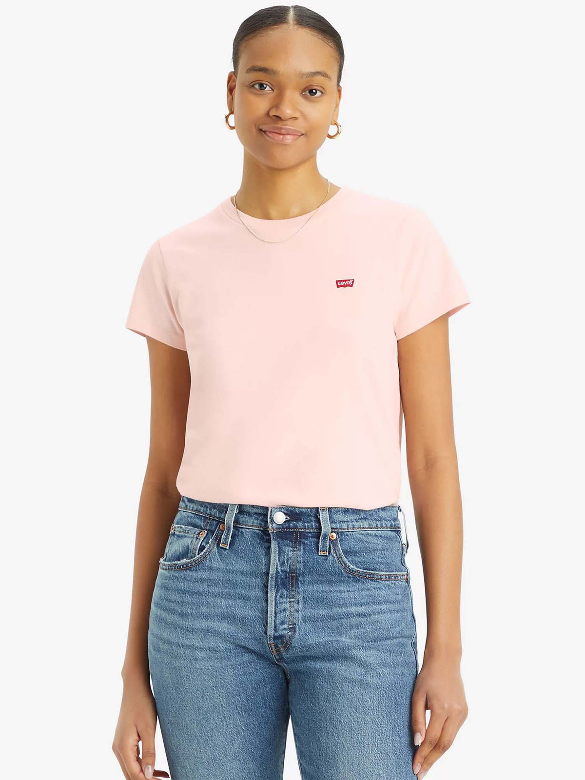 Levi's t-shirt mm da donna rosa