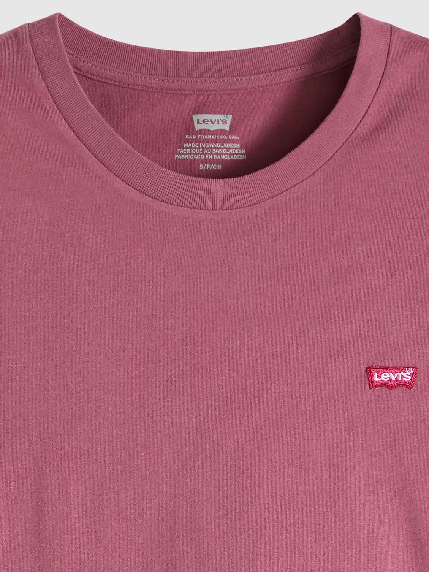 Levi's Perfect Tee, t-shirt donna bordeaux in cotone