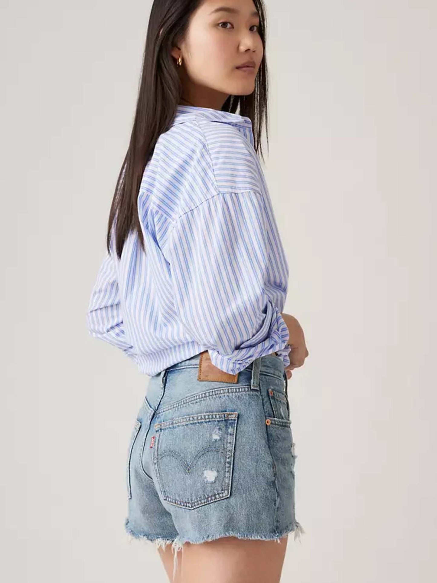 SHORT CON STRAPPI LEVI'S 501 DA DONNA JEANS CHIARO