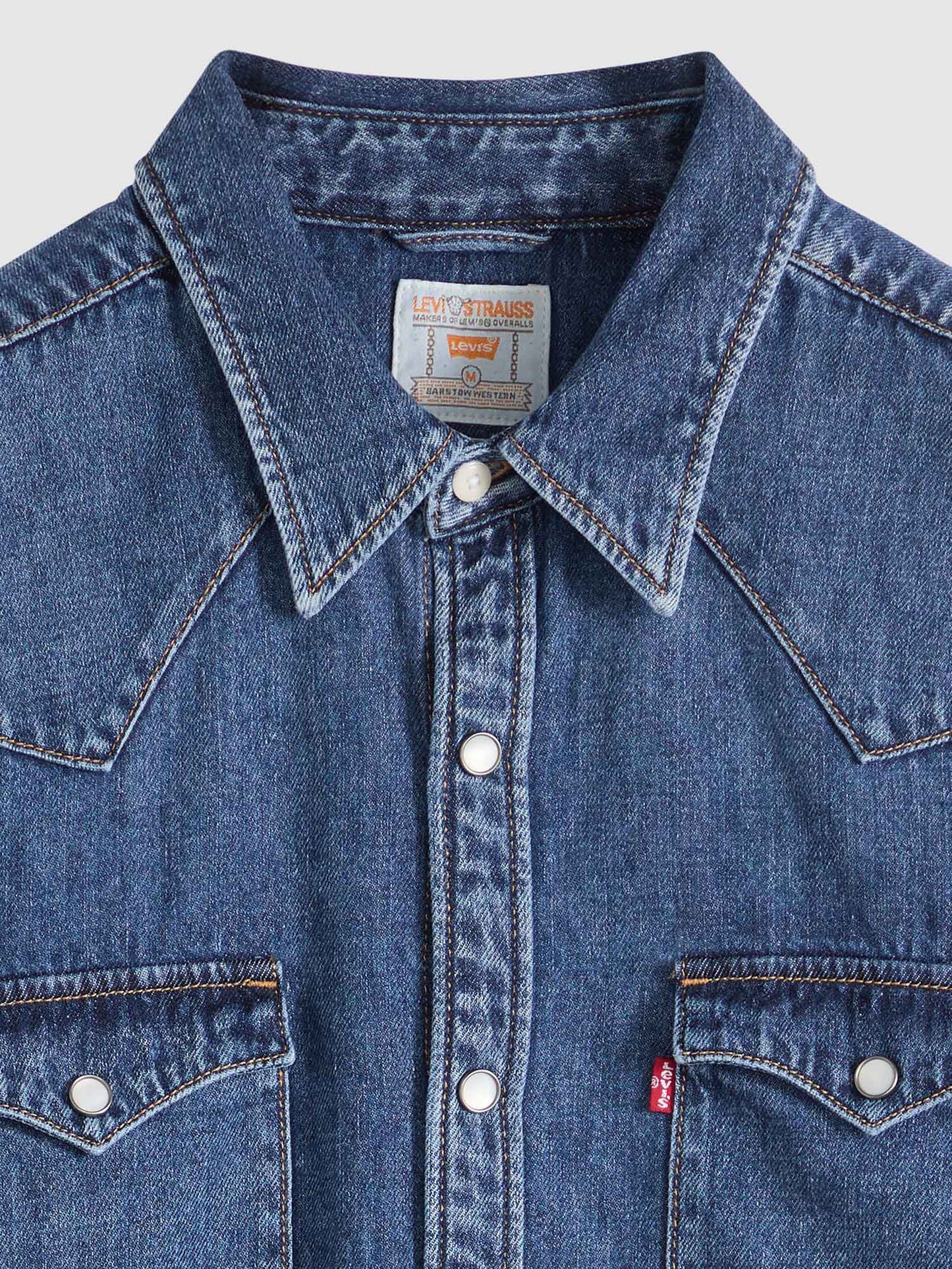 Levi's Barstow Western, camicia denim a manica lunga da uomo