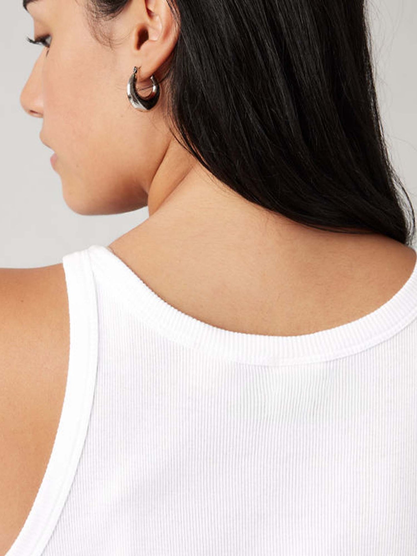 Canotta Essential Racer da donna bianca Levi's