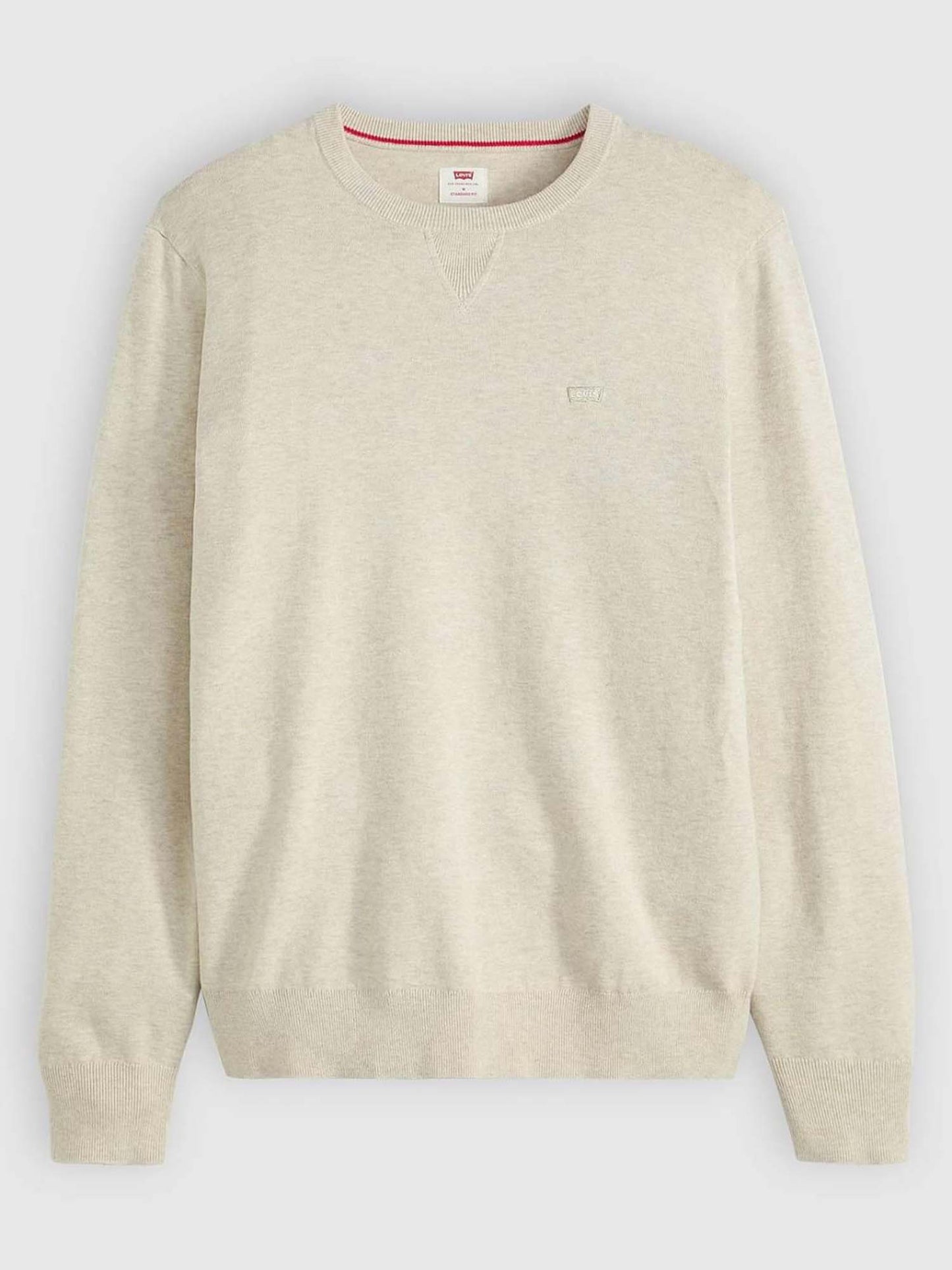 FELPA IN MAGLIA RASATA LEVI'S DA UOMO PANNA