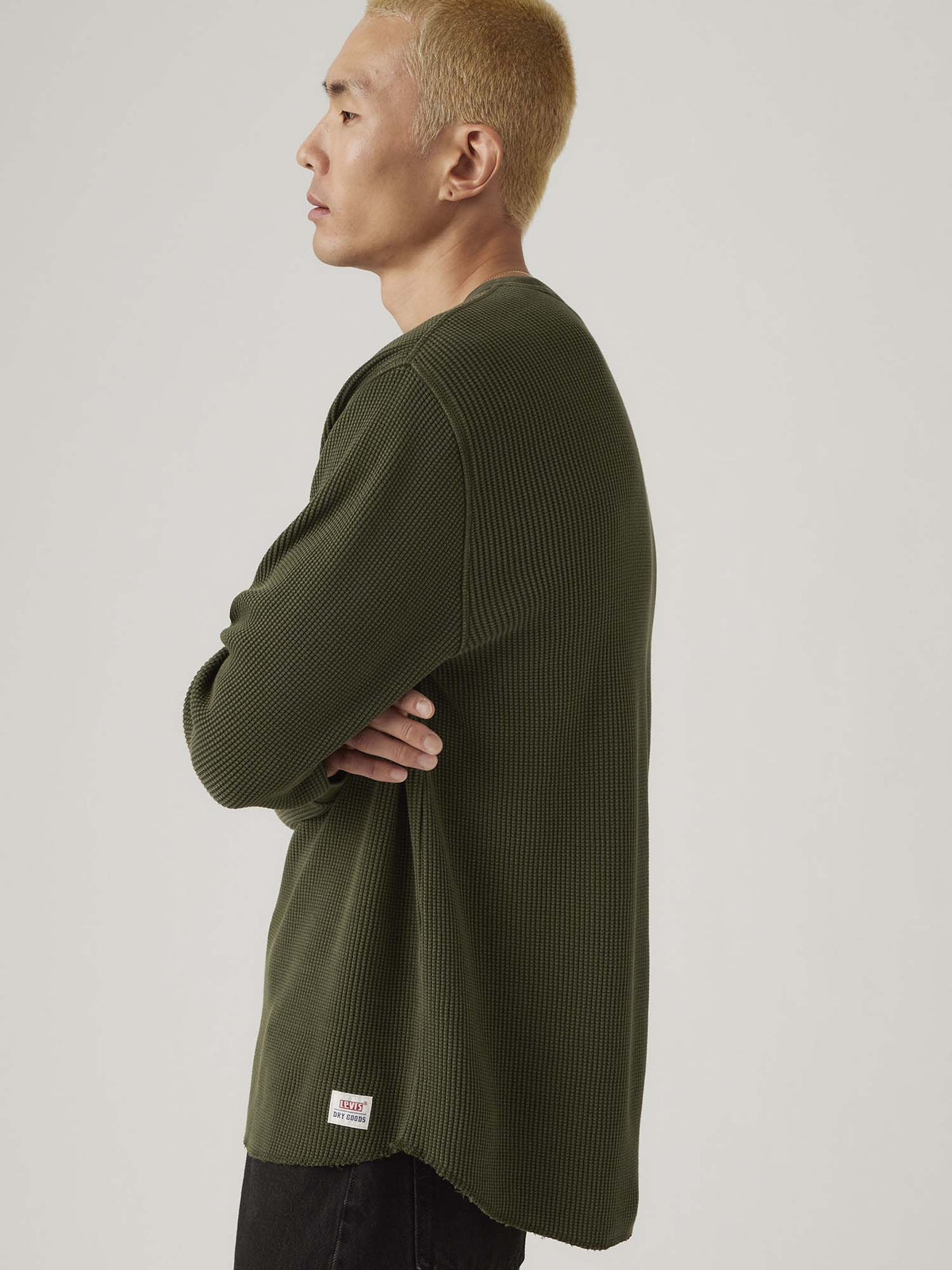 Levi's maglia/tee maglia da uomo verde militare