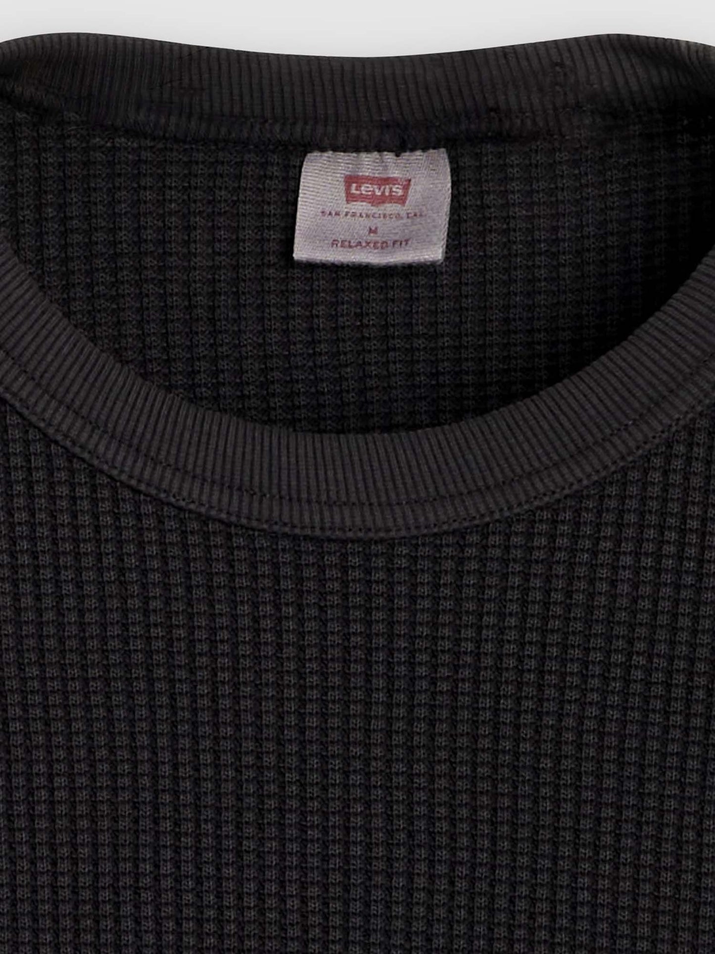 Levi's Relaxed Thermal T-Shirt a maniche lunghe da uomo nera