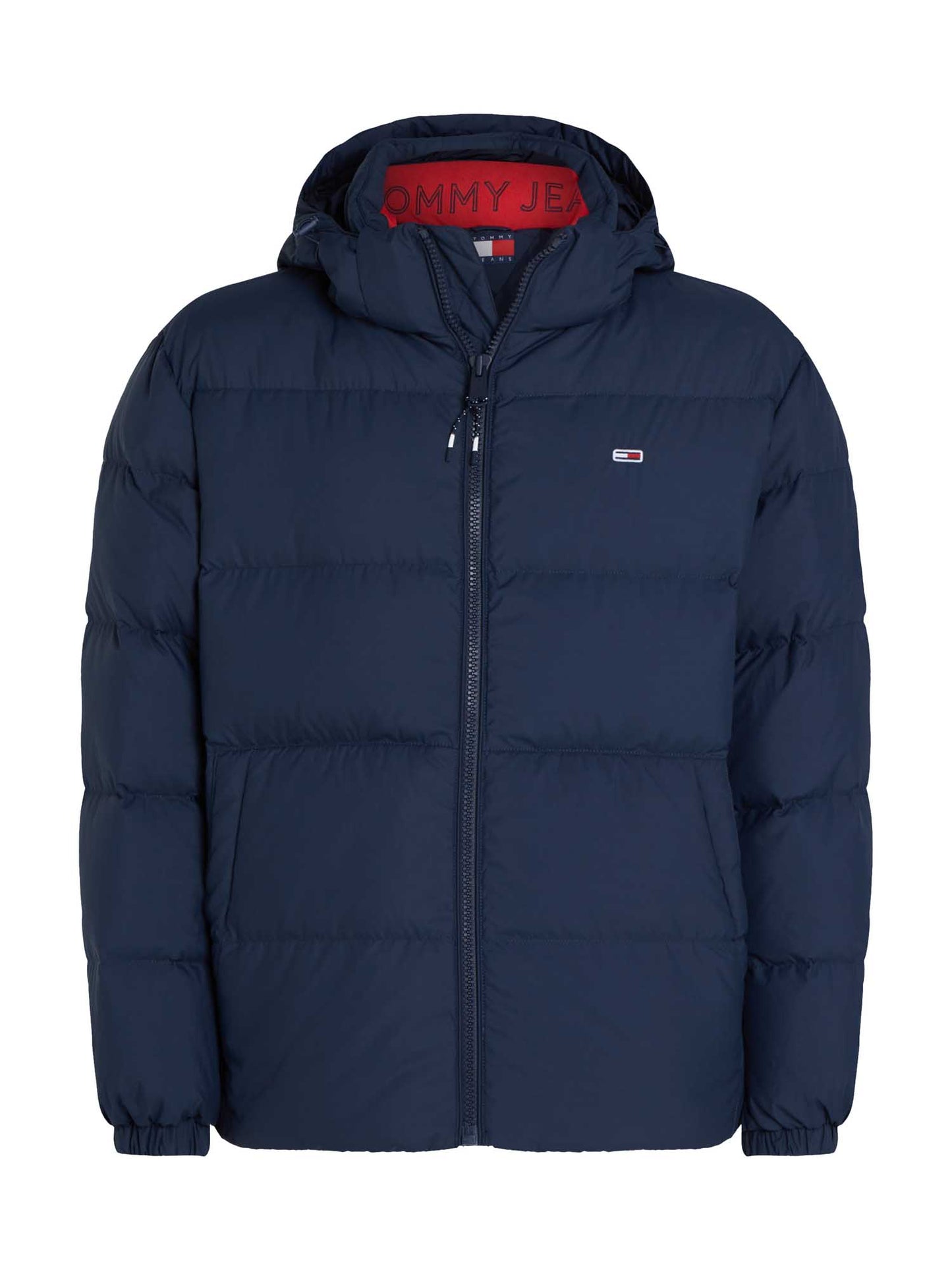 PIUMINO IDROREPELLENTE CON CAPPUCCIO TOMMY JEANS DA UOMO BLU