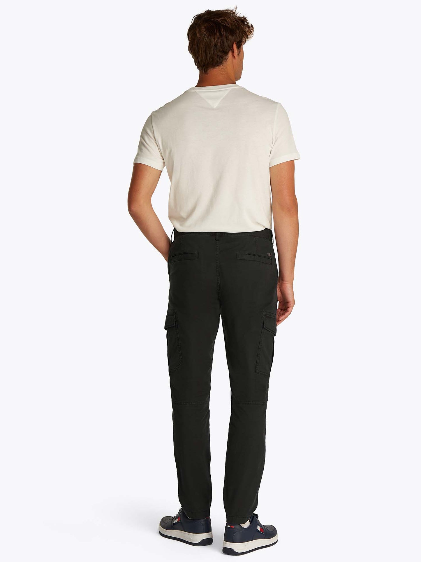 PANTALONE AUSTIN CARGO TOMMY JEANS UOMO NERO
