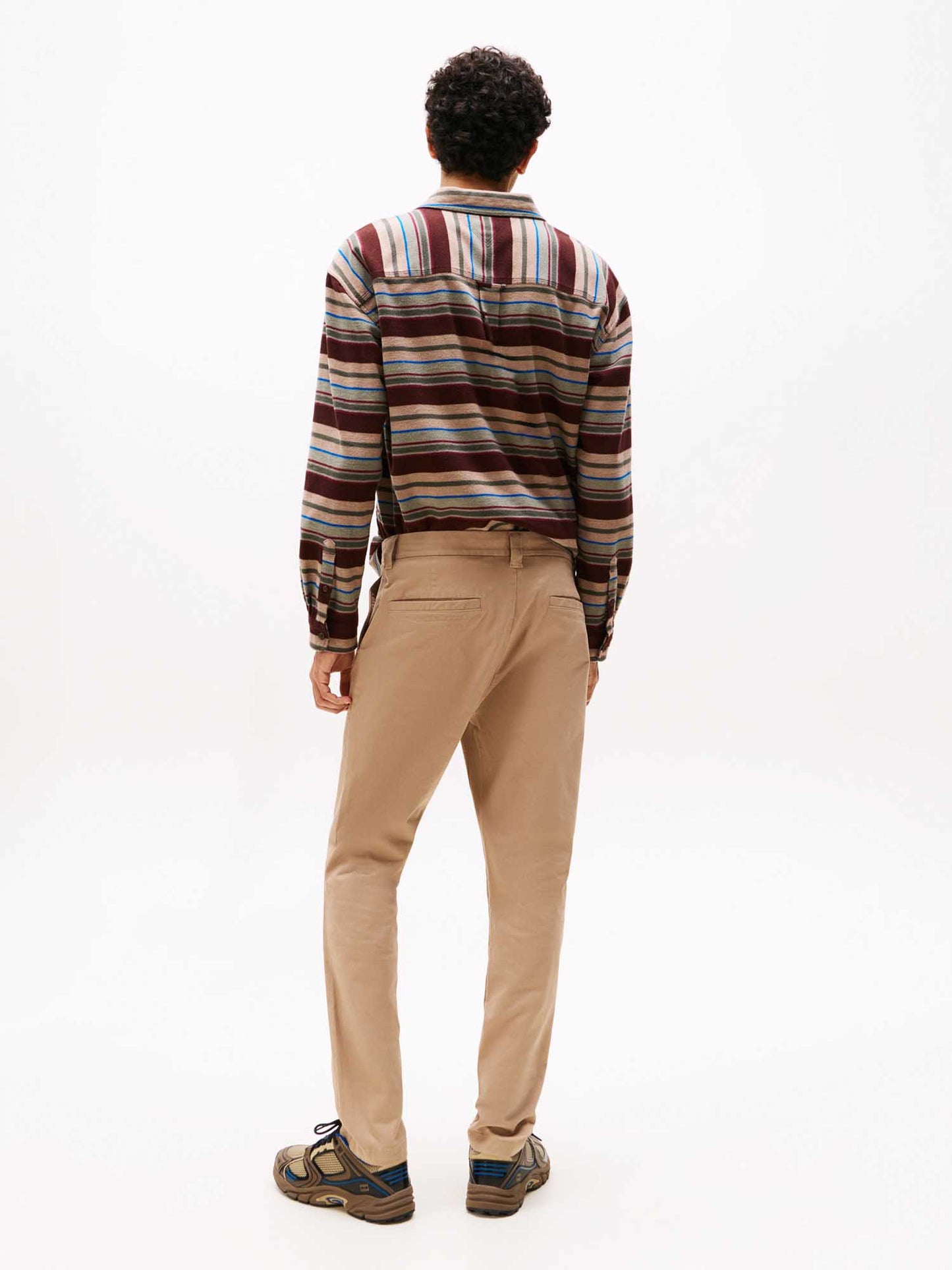 PANTALONI CHINO AUSTIN TOMMY JEANS DA UOMO BEIGE