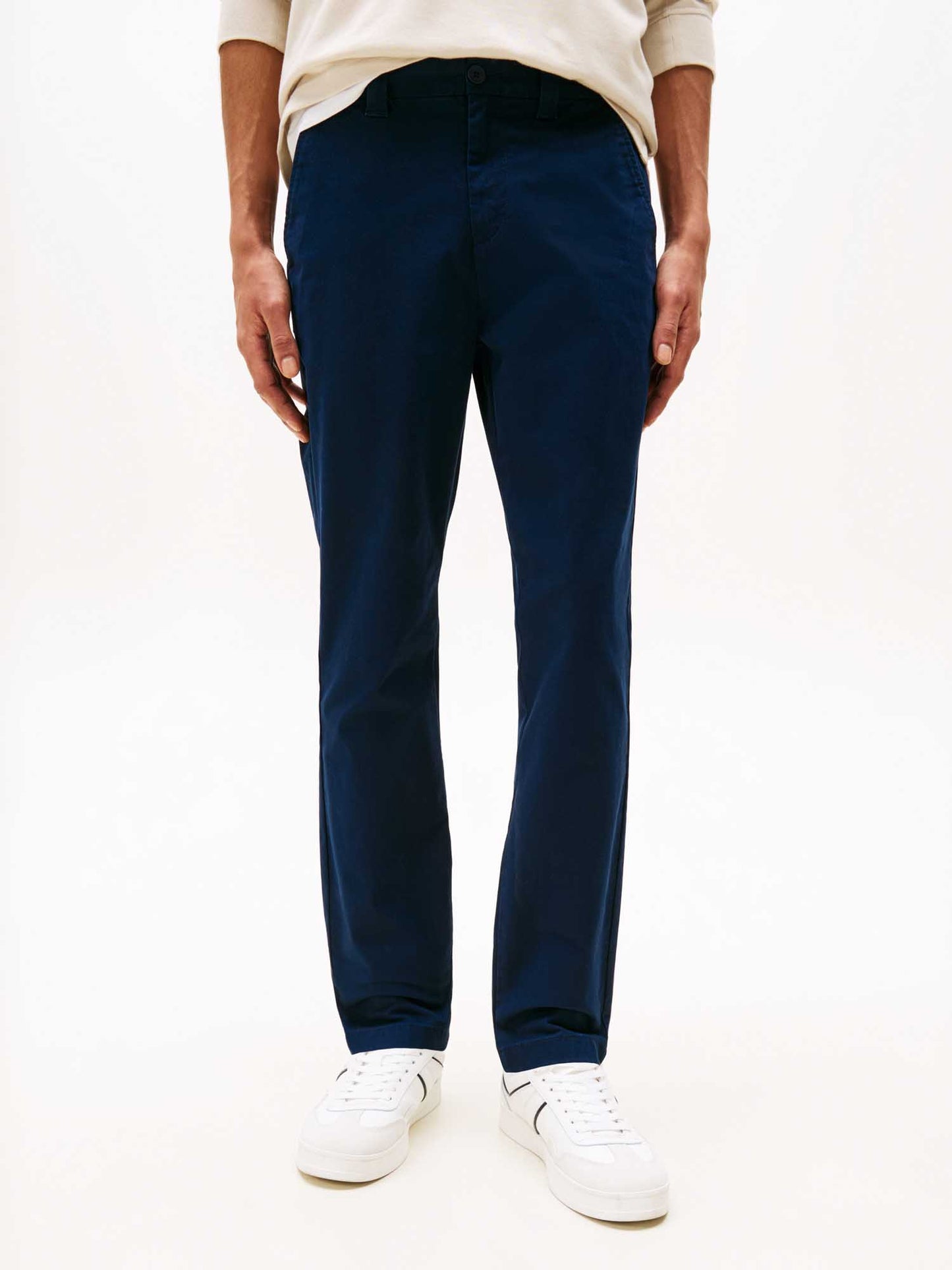 PANTALONI CHINO AUSTIN TOMMY JEANS DA UOMO BLU