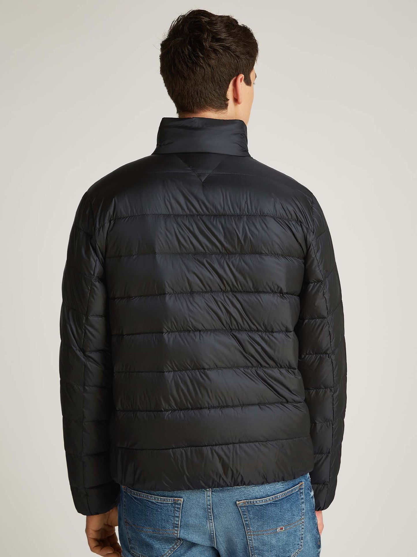 GIUBBINO LEGGERO IDROREPELLENTE TOMMY HILFIGER DA UOMO NERO