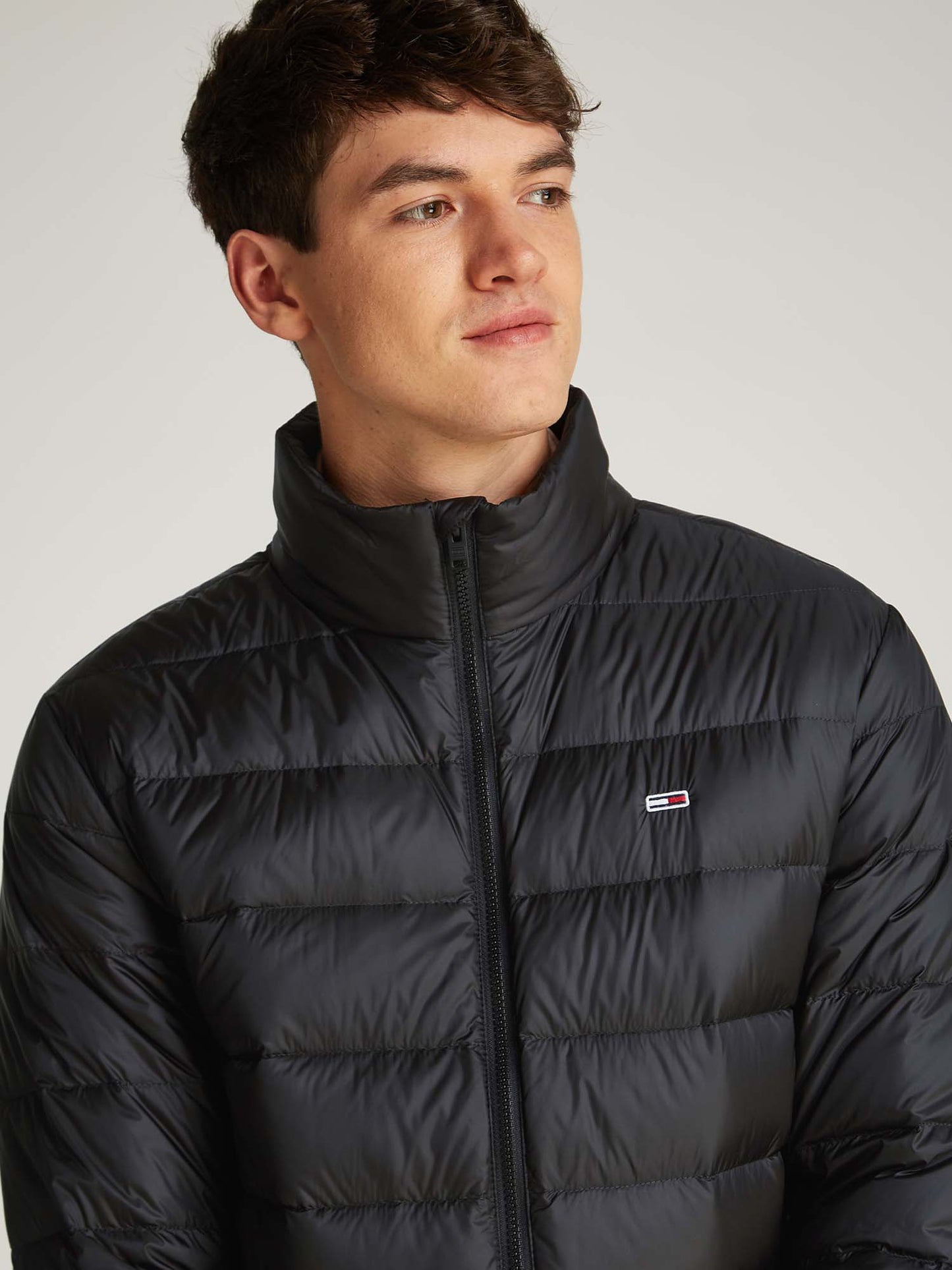 GIUBBINO LEGGERO IDROREPELLENTE TOMMY HILFIGER DA UOMO NERO