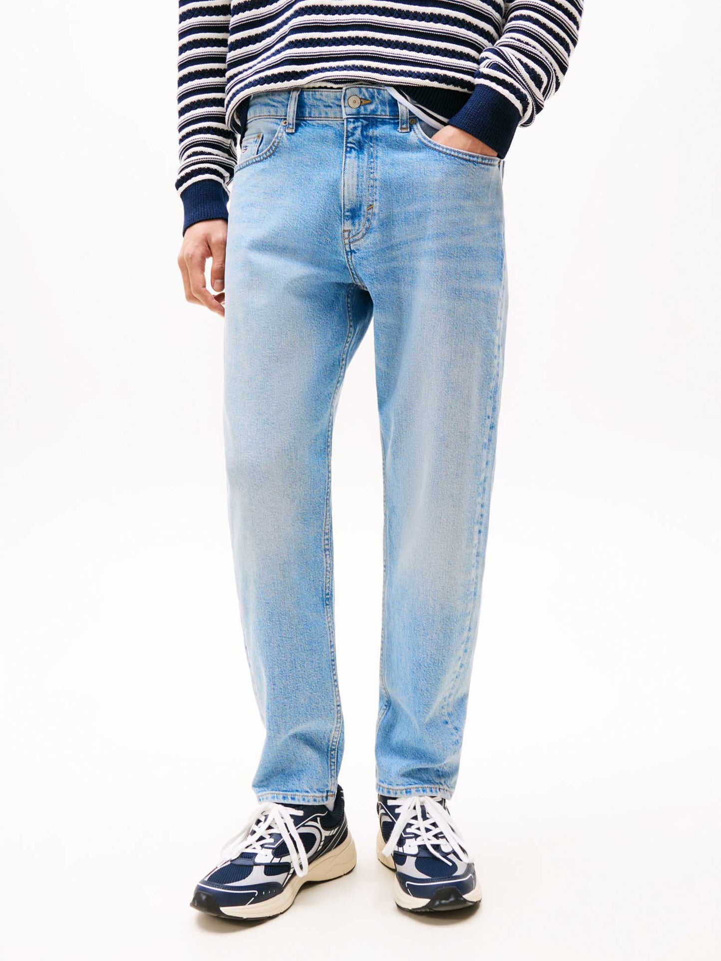 JEANS ISAAC TOMMY JEANS DA UOMO DENIM CHIARO