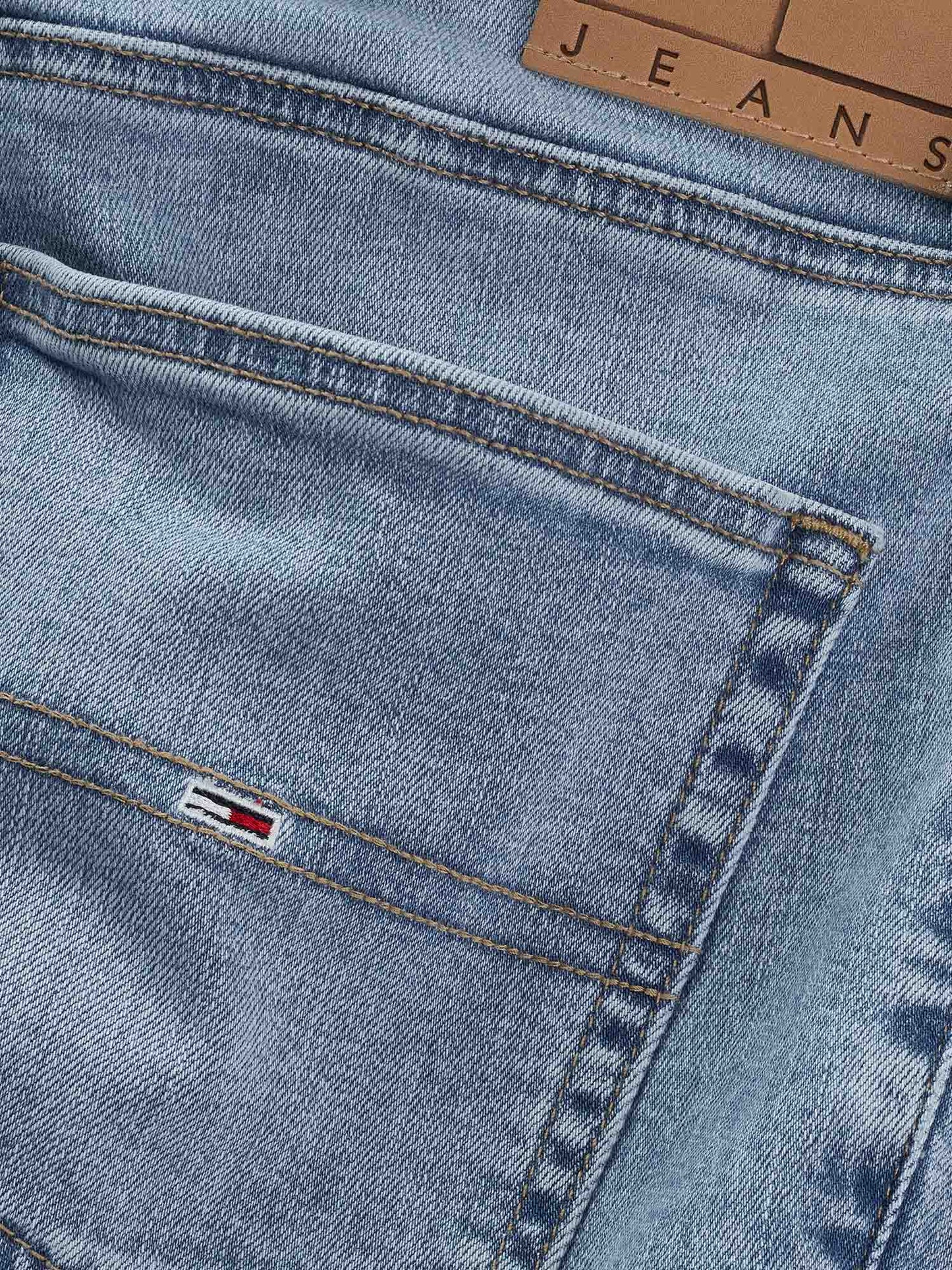 JEANS SCANTON SLIM TOMMY JEANS DA UOMO DENIM CHIARO