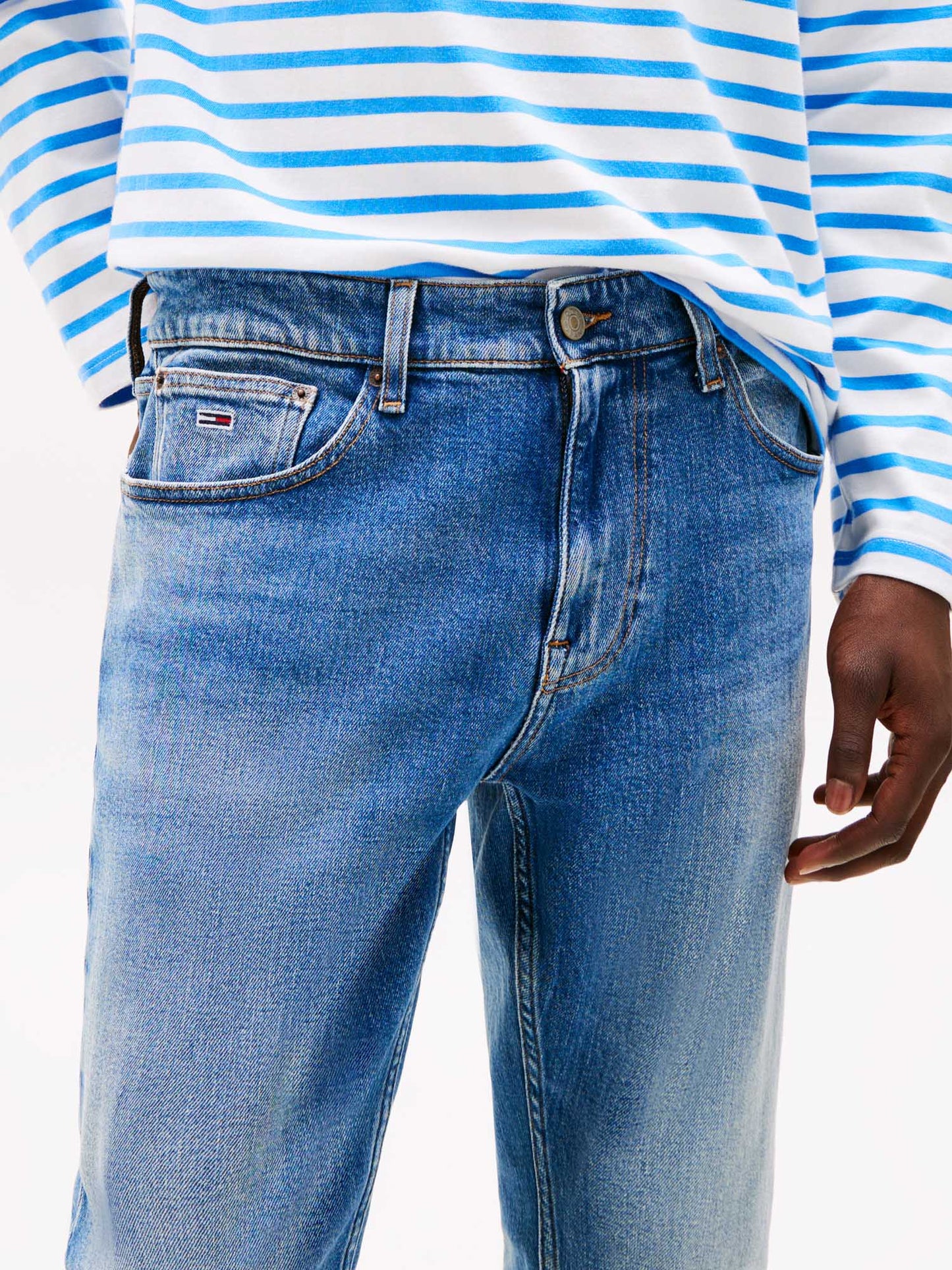 Jeans Austin slim in denim medio da uomo Tommy Jeans