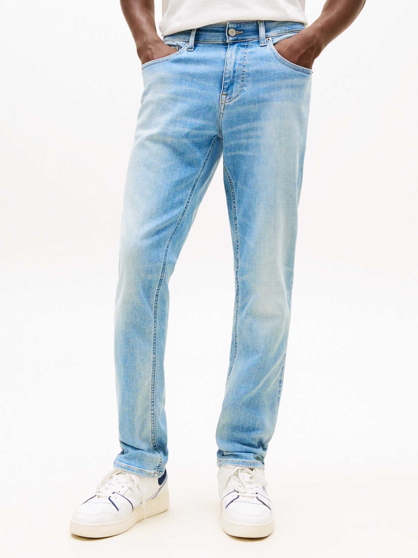 DENIM SCANTON SLIM FIT TOMMY JEANS UOMO  JEANS CHIARO