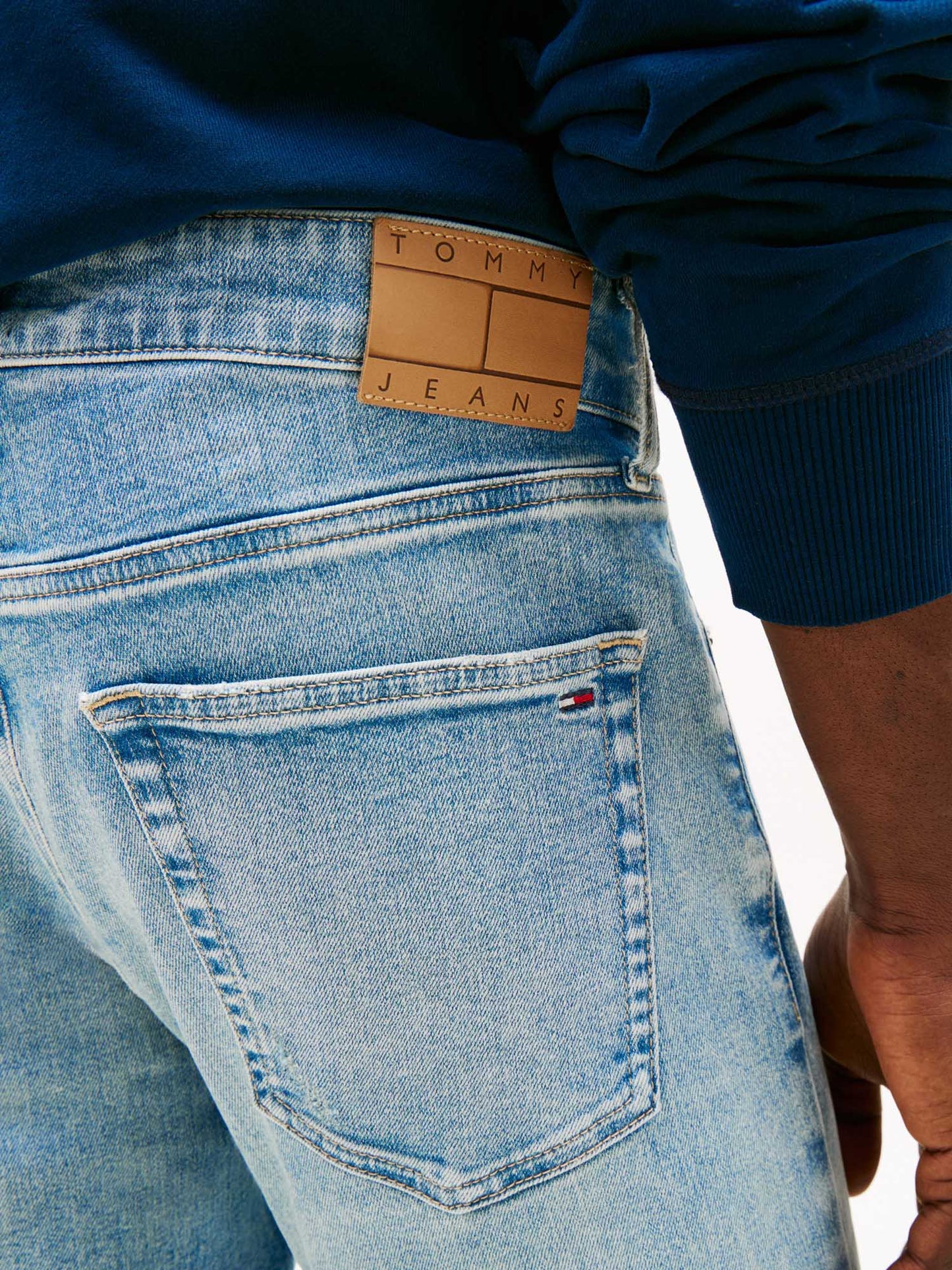 DENIM AUSTIN SLIM FIT TOMMY JEANS UOMO JEANS CHIARO