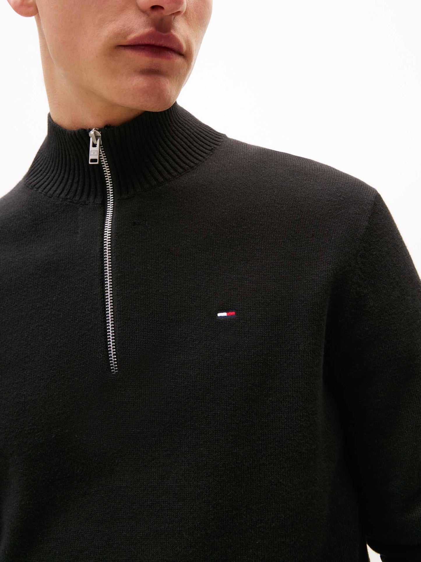Tommy Hilfiger Tommy Jeans Ess.1/2z, maglia da uomo nera