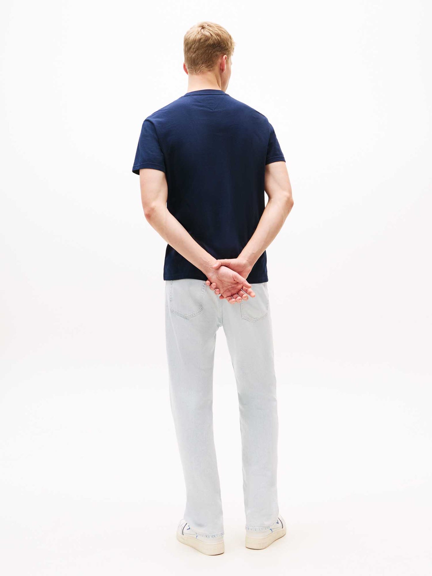 T-SHIRT REGULAR FLAG TOMMY JEANS DA UOMO BLU