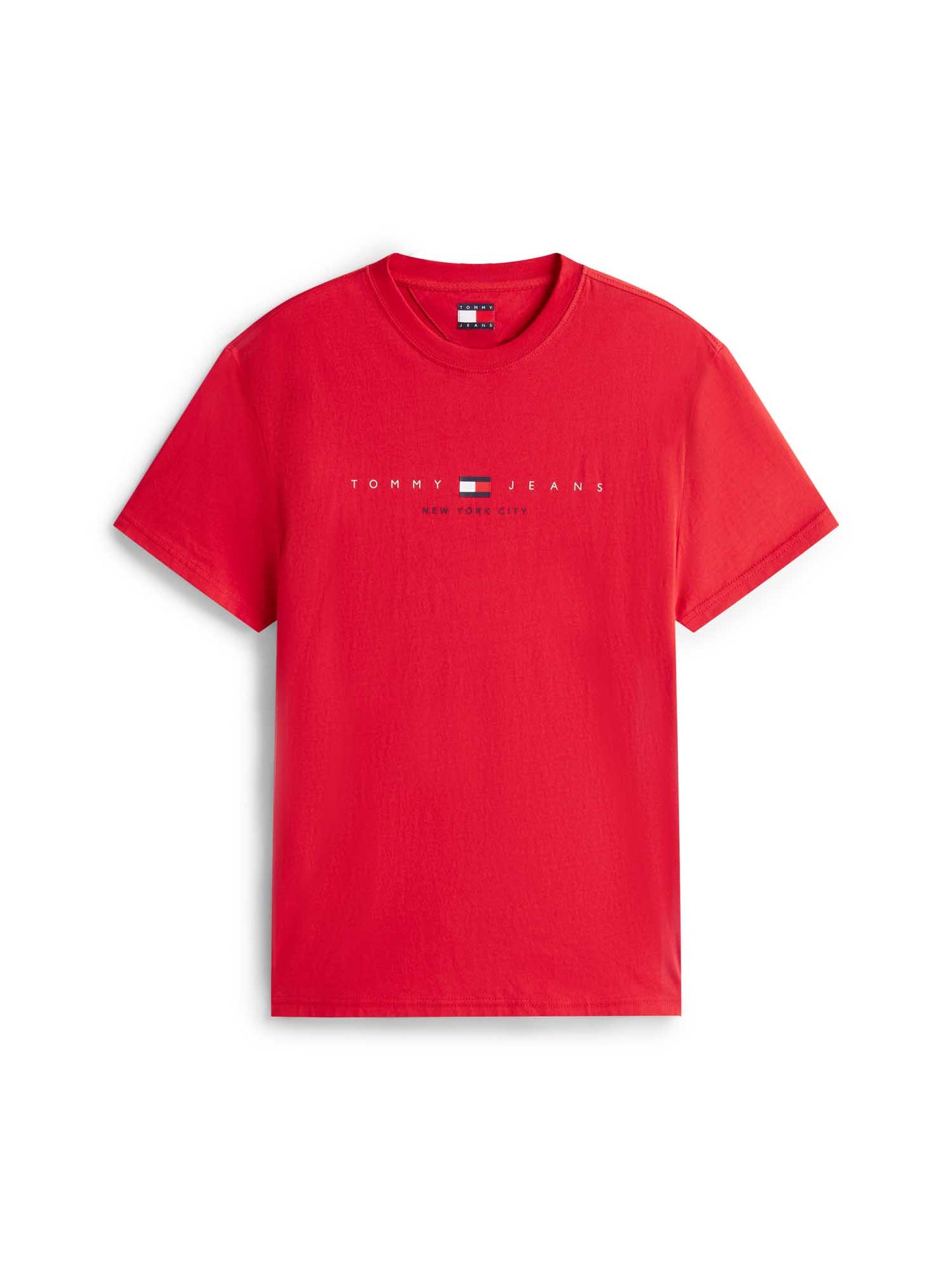 T-SHIRT REGULAR FLAG TOMMY JEANS DA UOMO ROSSO