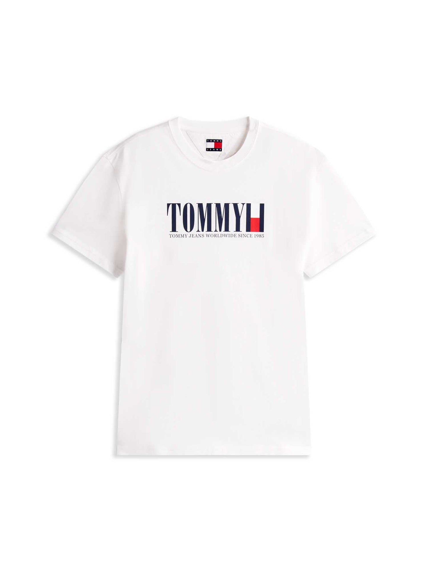 T-SHIRT REGULAR TOMMY JEANS DA UOMO BIANCA