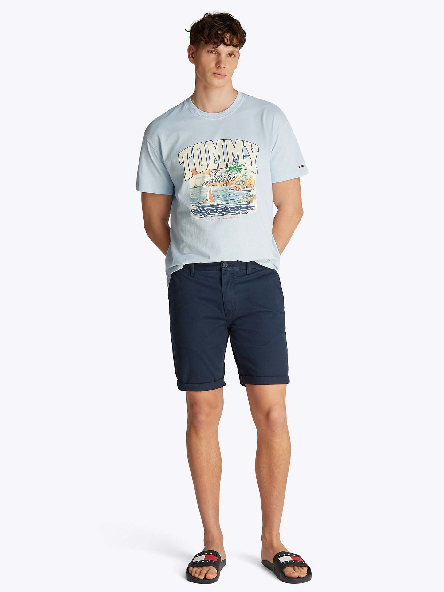 SHORT CHIN SCANTON TOMMY JEANS UOMO BLU