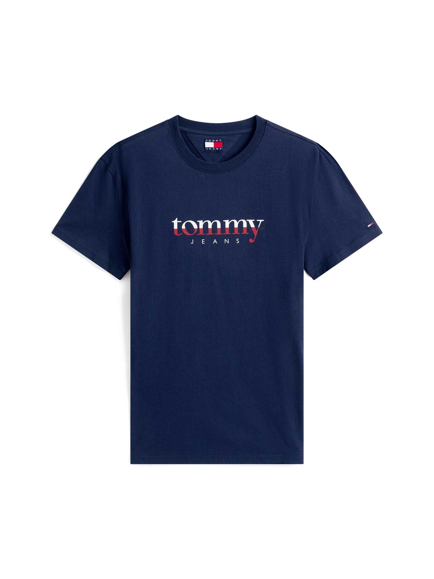 T-SHIRT LOGO TOMMY JEANS DA UOMO BLU