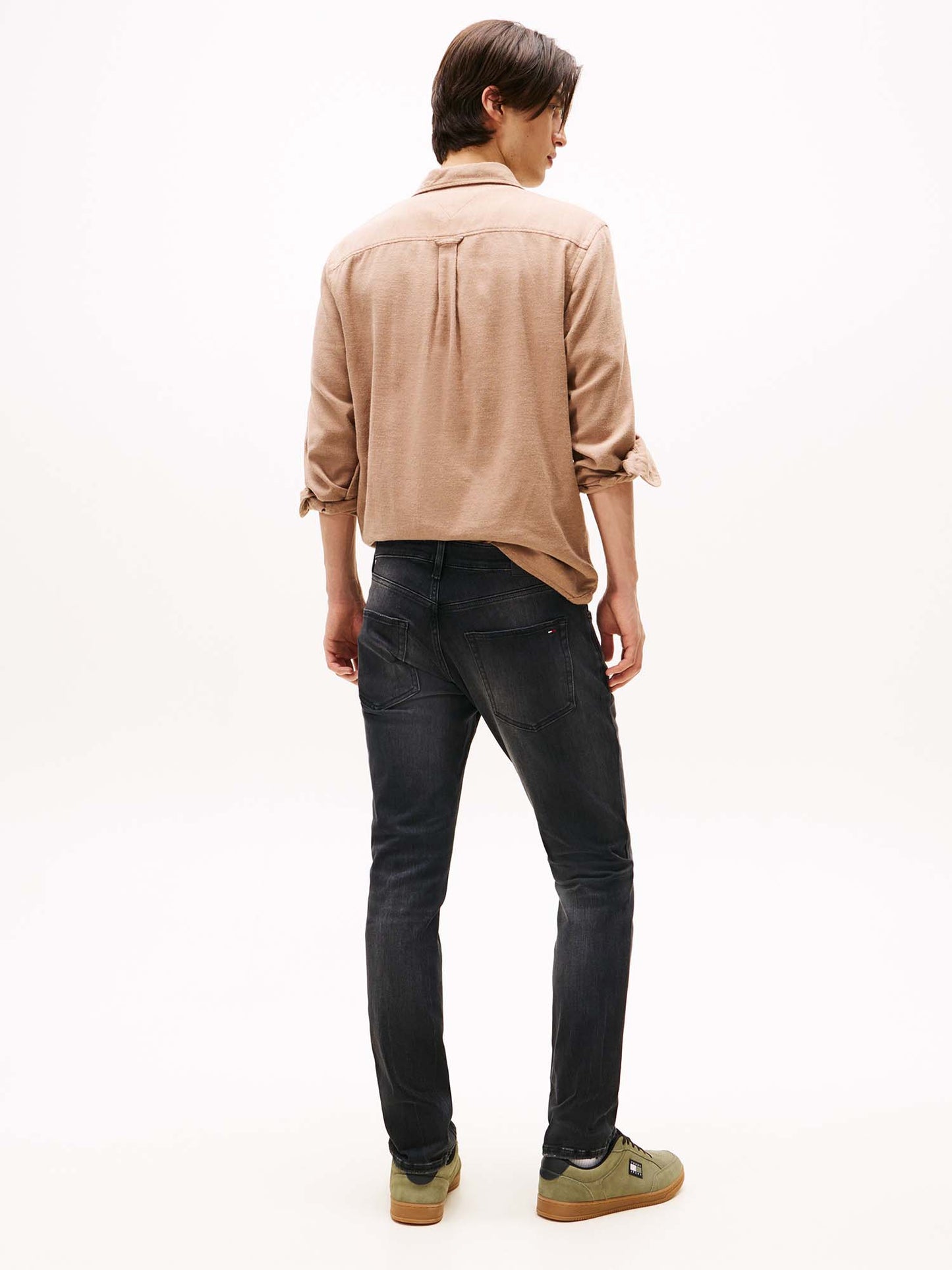 JEANS SCANTON SLIM FIT TOMMY JEANS DA UOMO DENIM NERO