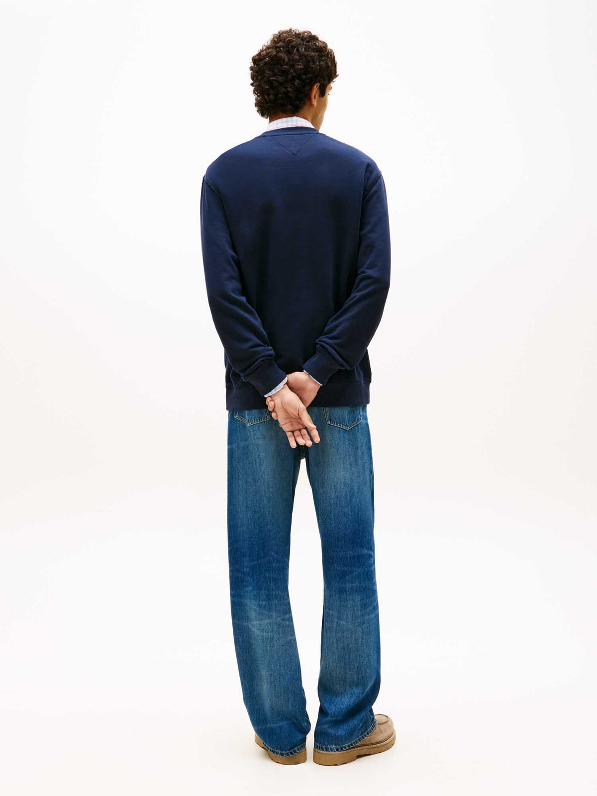 Tommy j. reg cnck felpa da uomo blu