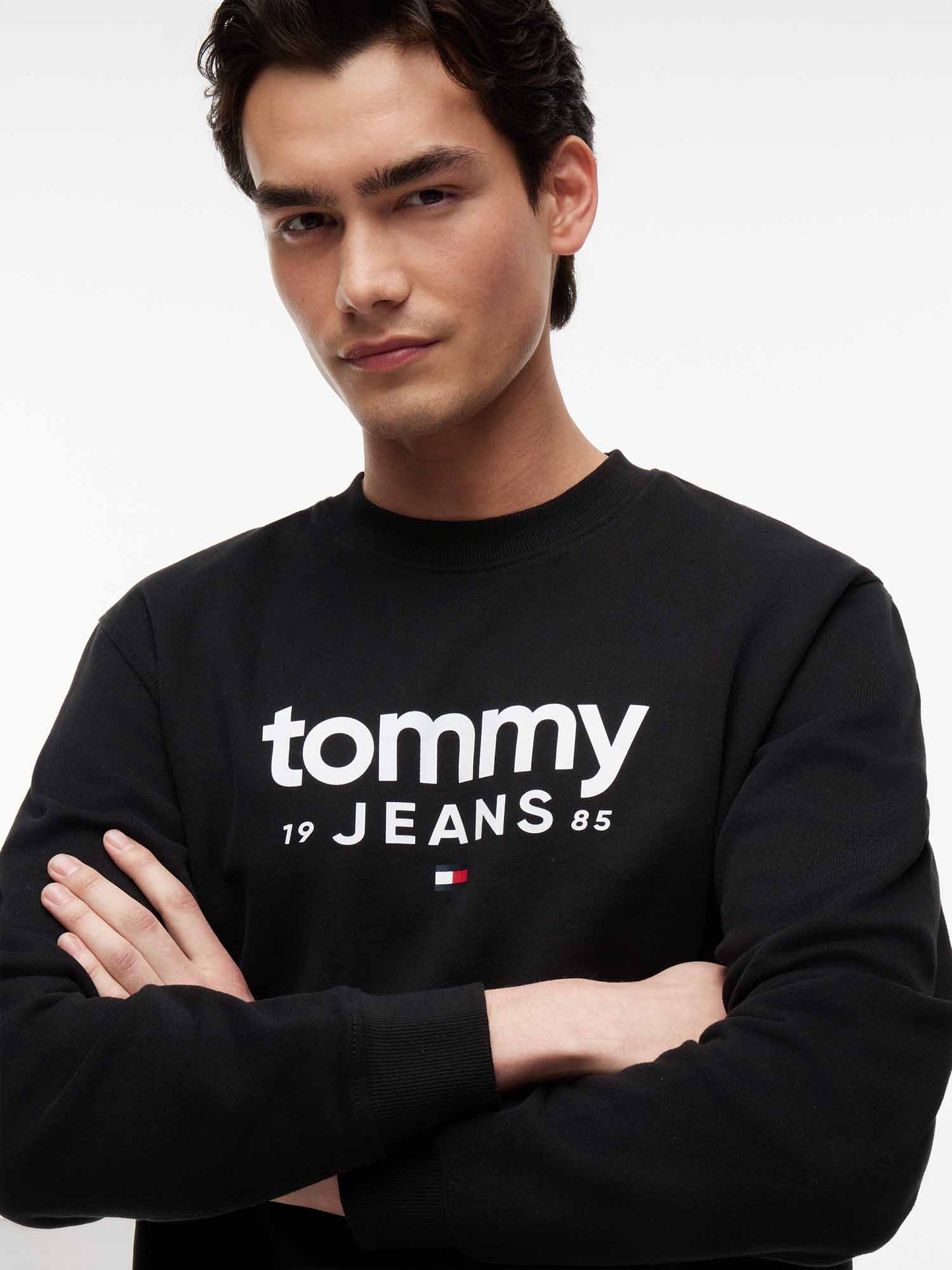 Tommy Hilfiger Tommy Jeans Graphic, felpa da uomo nera