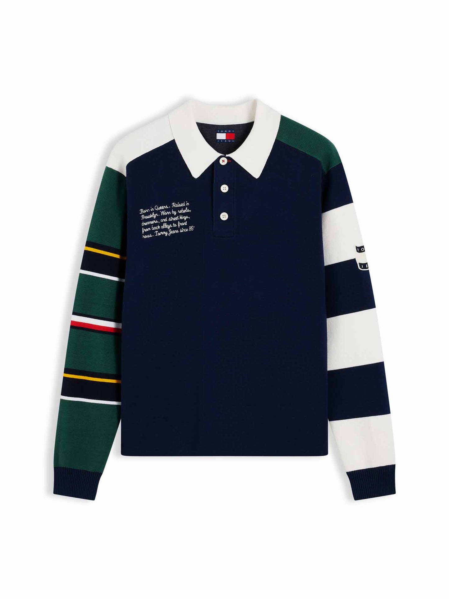 Tommy Hilfiger Tommy Jeans Rugby Po, maglia da uomo blu