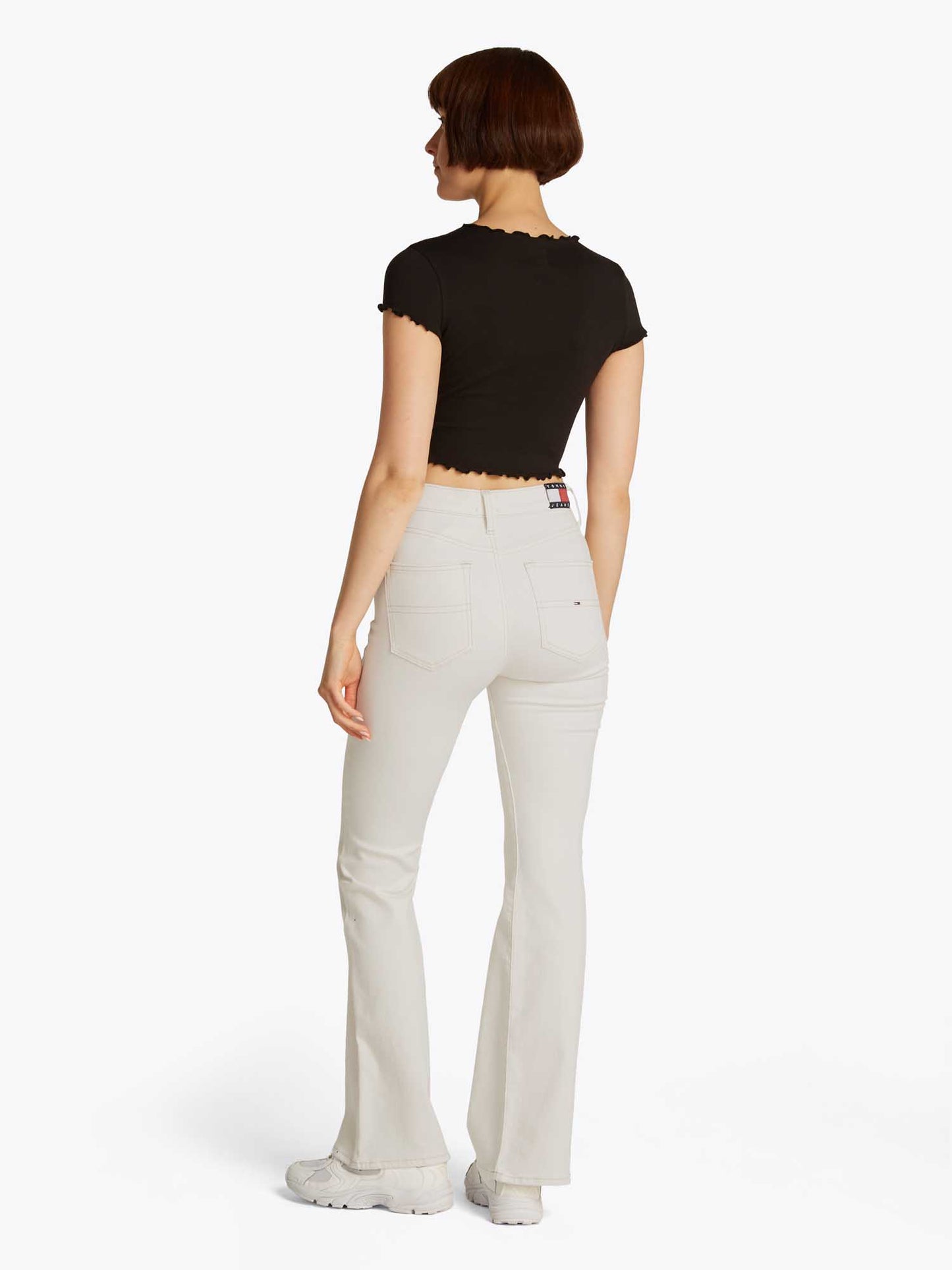 DENIM SYLVIA HIGHT SKINNY TOMMY JEANS DONNA BIANCO
