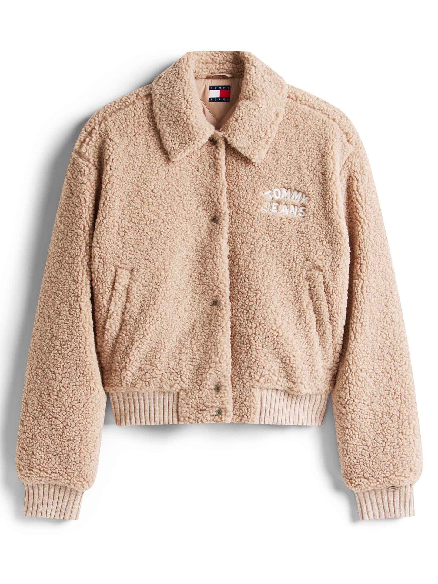 SHERPA TEDDY TOMMY JEANS DA DONNA MALTO